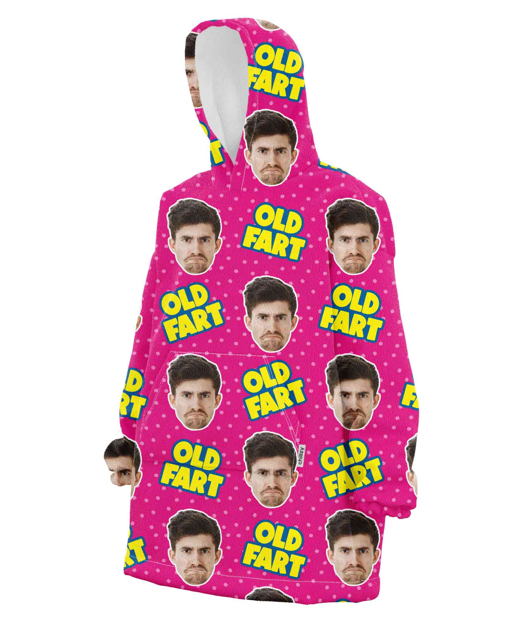 Old Fart Blanket Hoodie