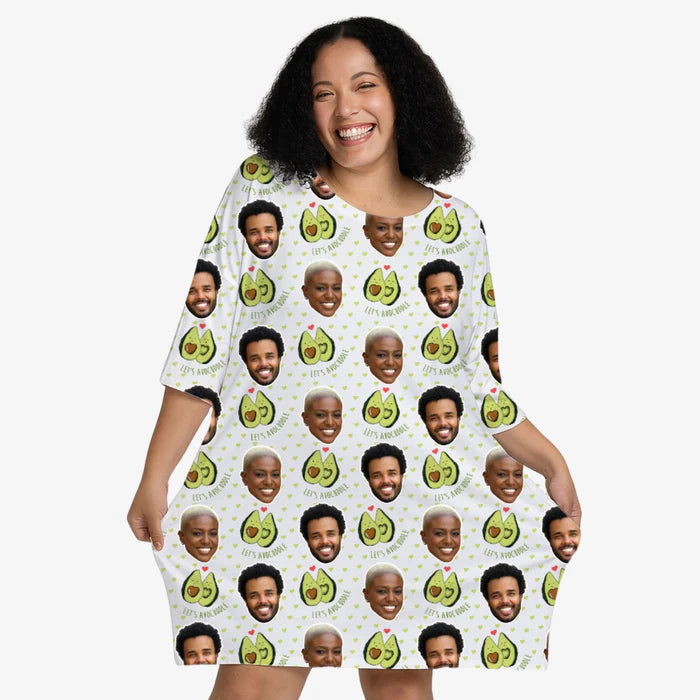 Lets Avocuddle Custom Sleep Tee