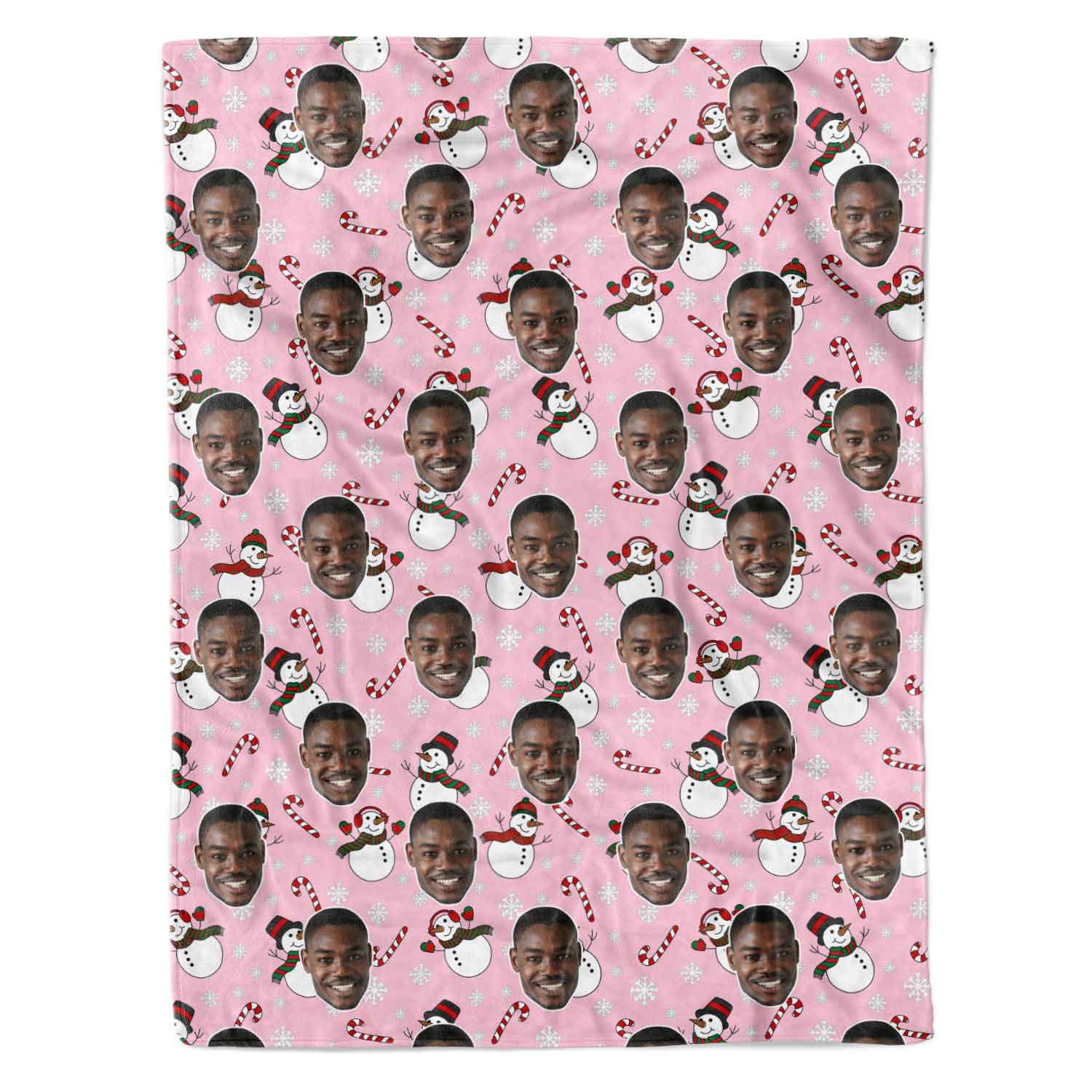 Snowman Me Personalized Christmas Blanket