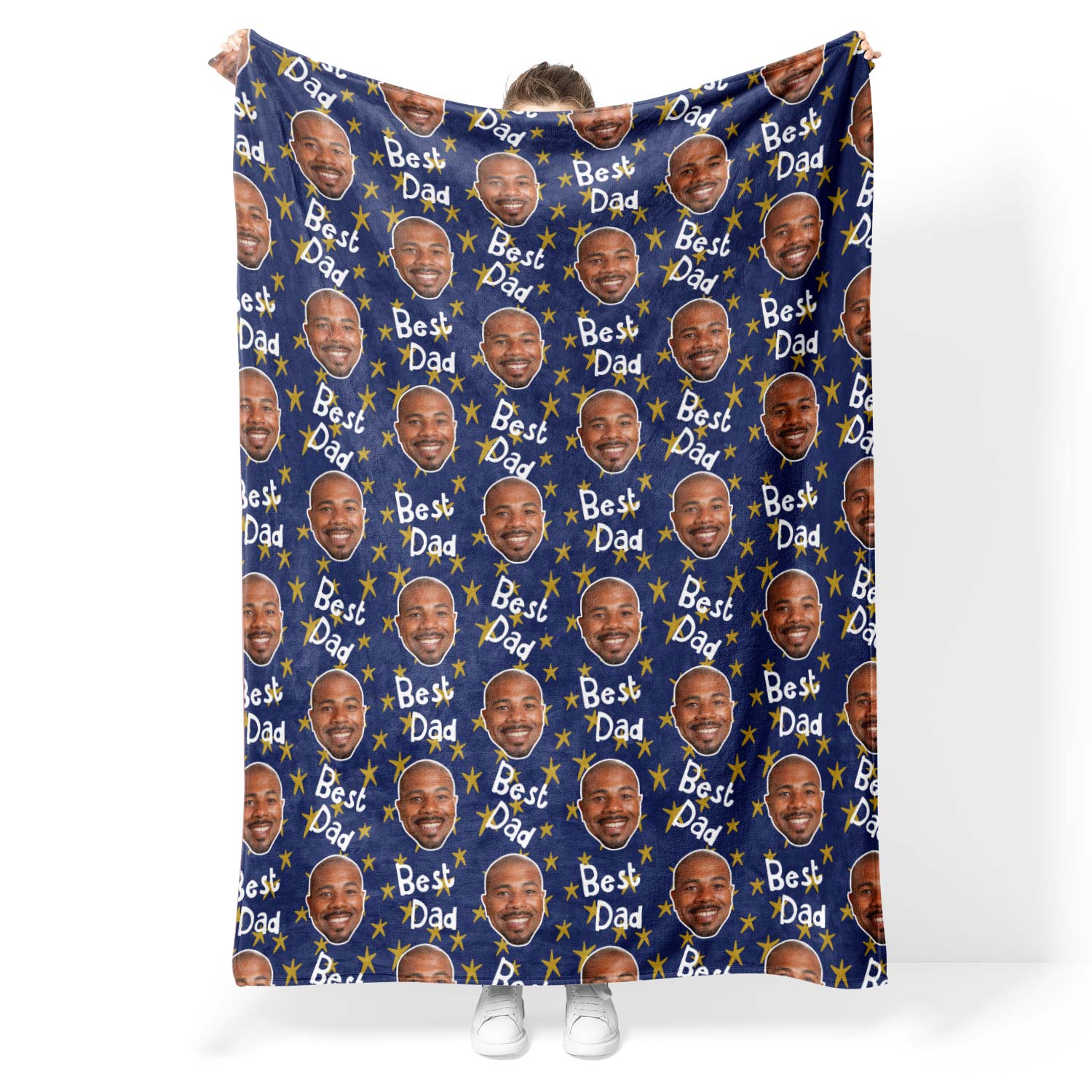 Best Dad Personalized Blanket