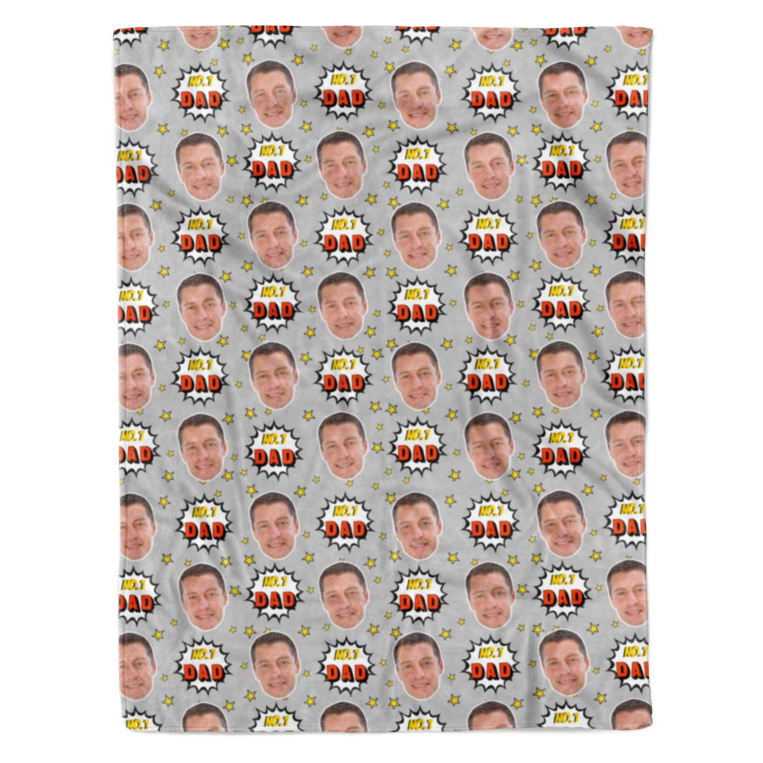 Number 1 Dad Personalized Blanket