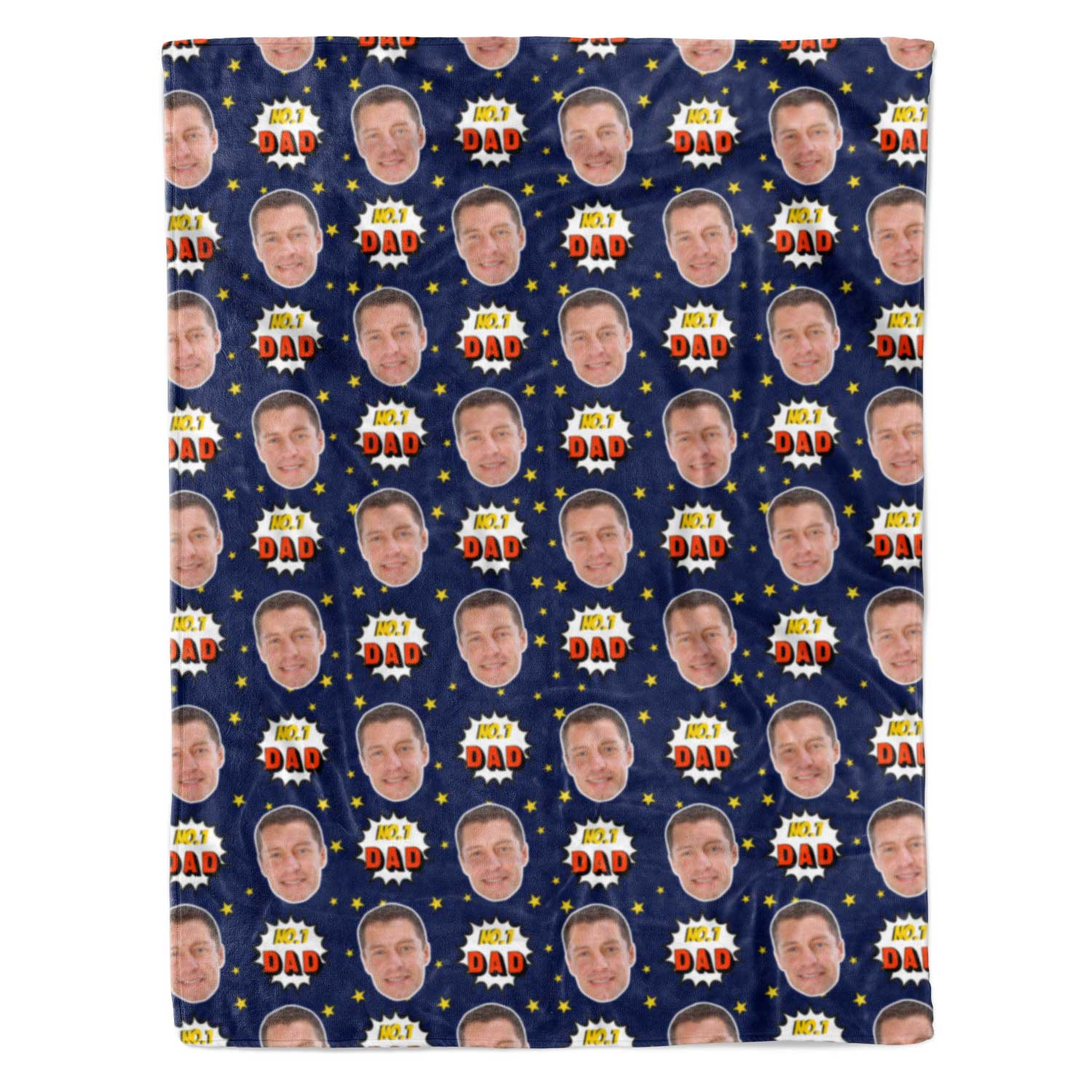 Number 1 Dad Personalized Blanket