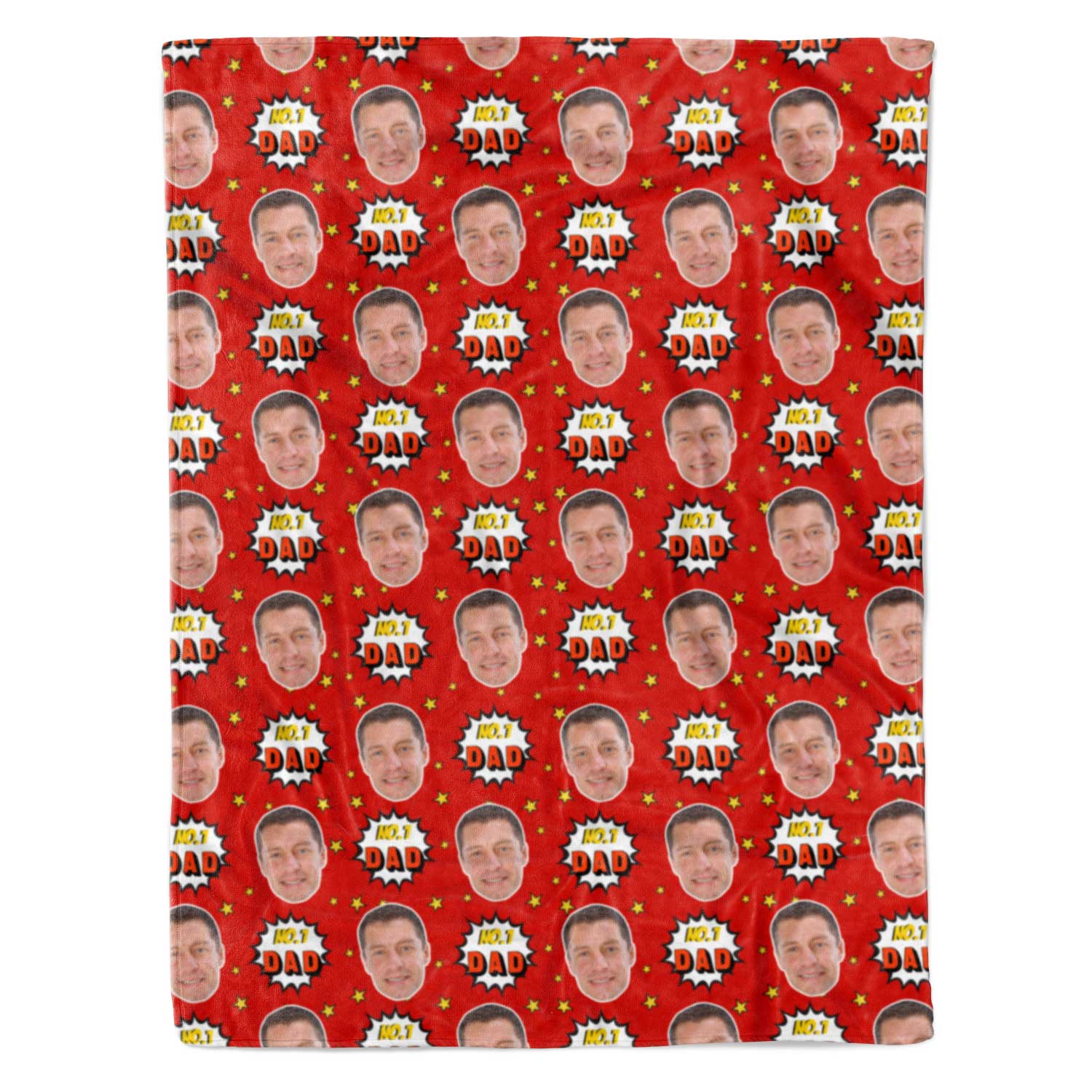 Number 1 Dad Personalized Blanket