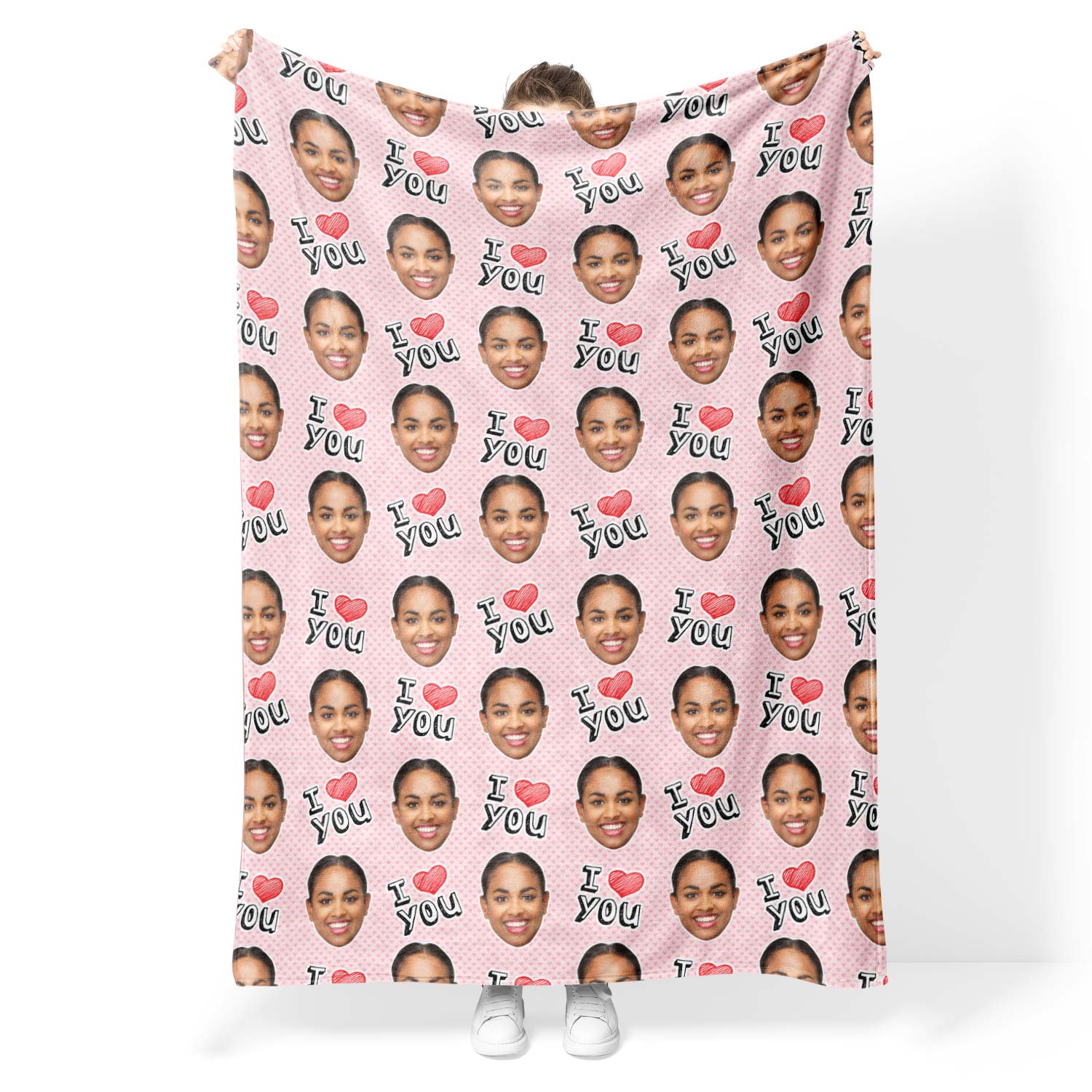 I Heart You Personalized Blanket