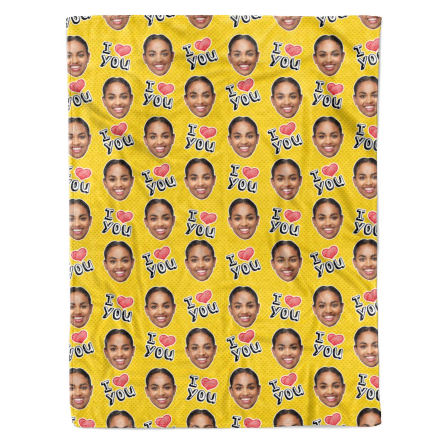 I Heart You Personalized Blanket