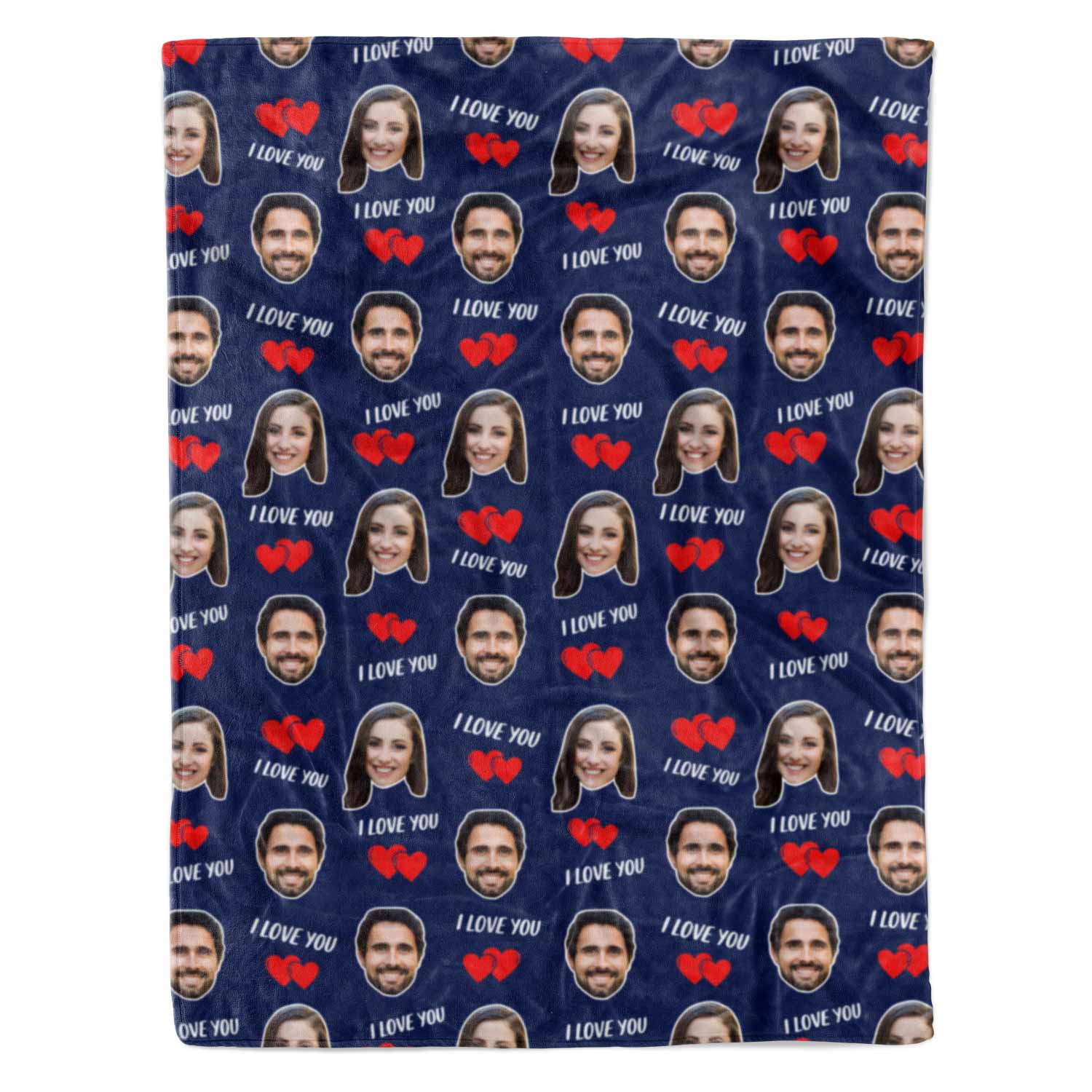 I Love You Personalized With Us Blanket