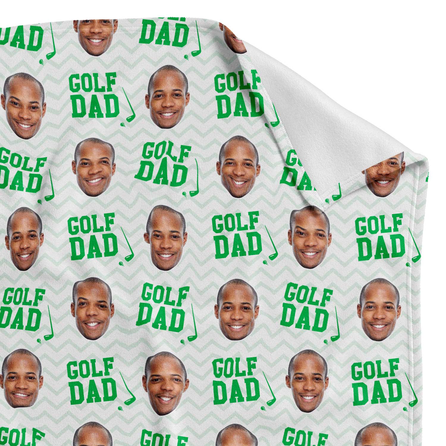 Golf Dad Personalized Blanket