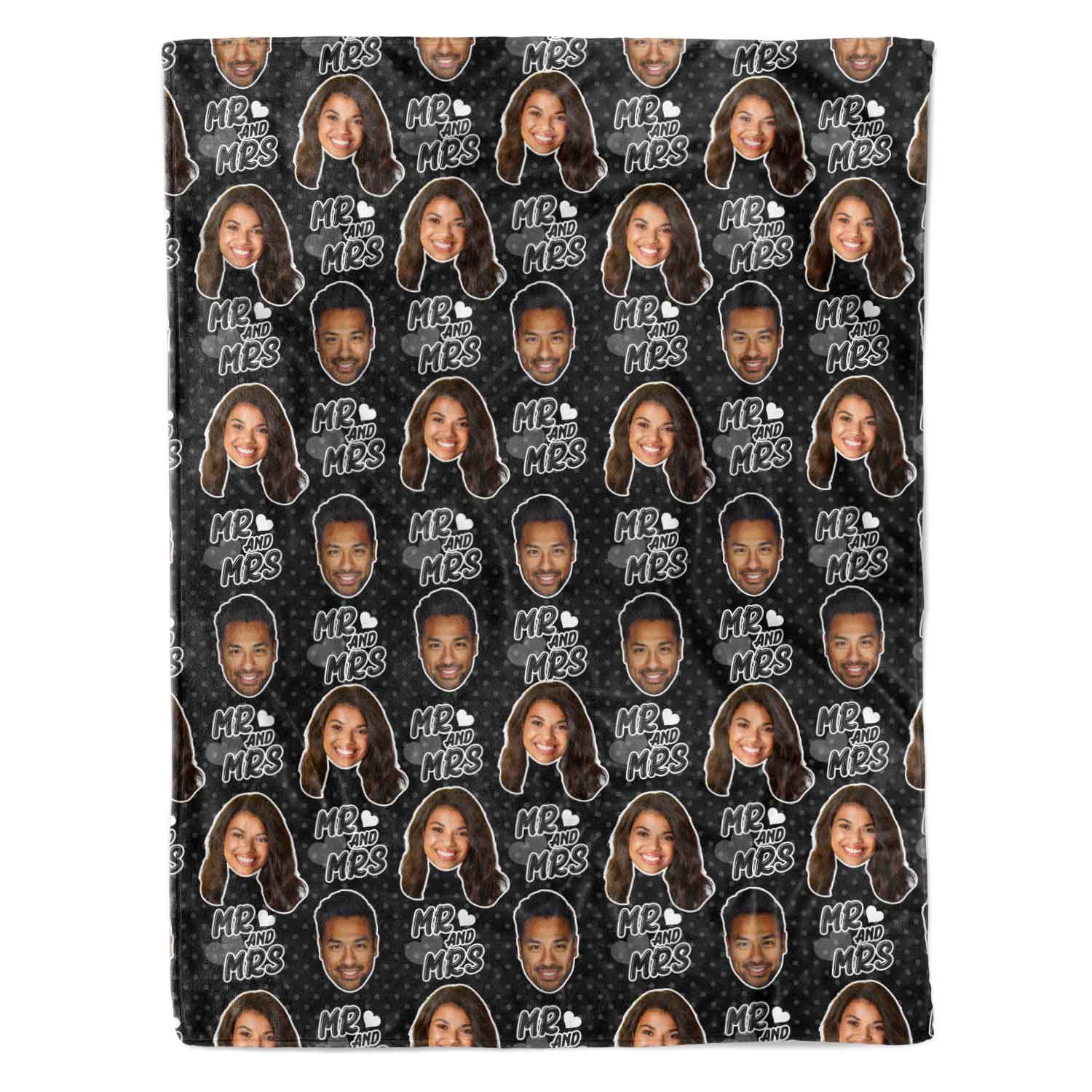 Mr & Mrs Personalized Blanket