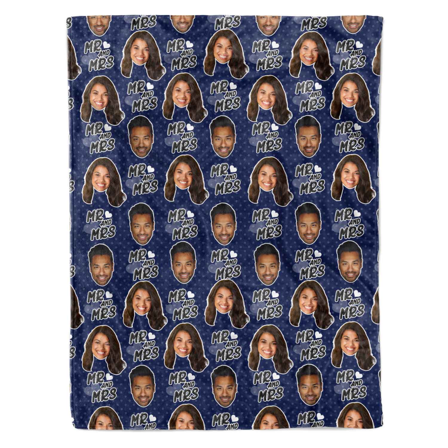 Mr & Mrs Personalized Blanket
