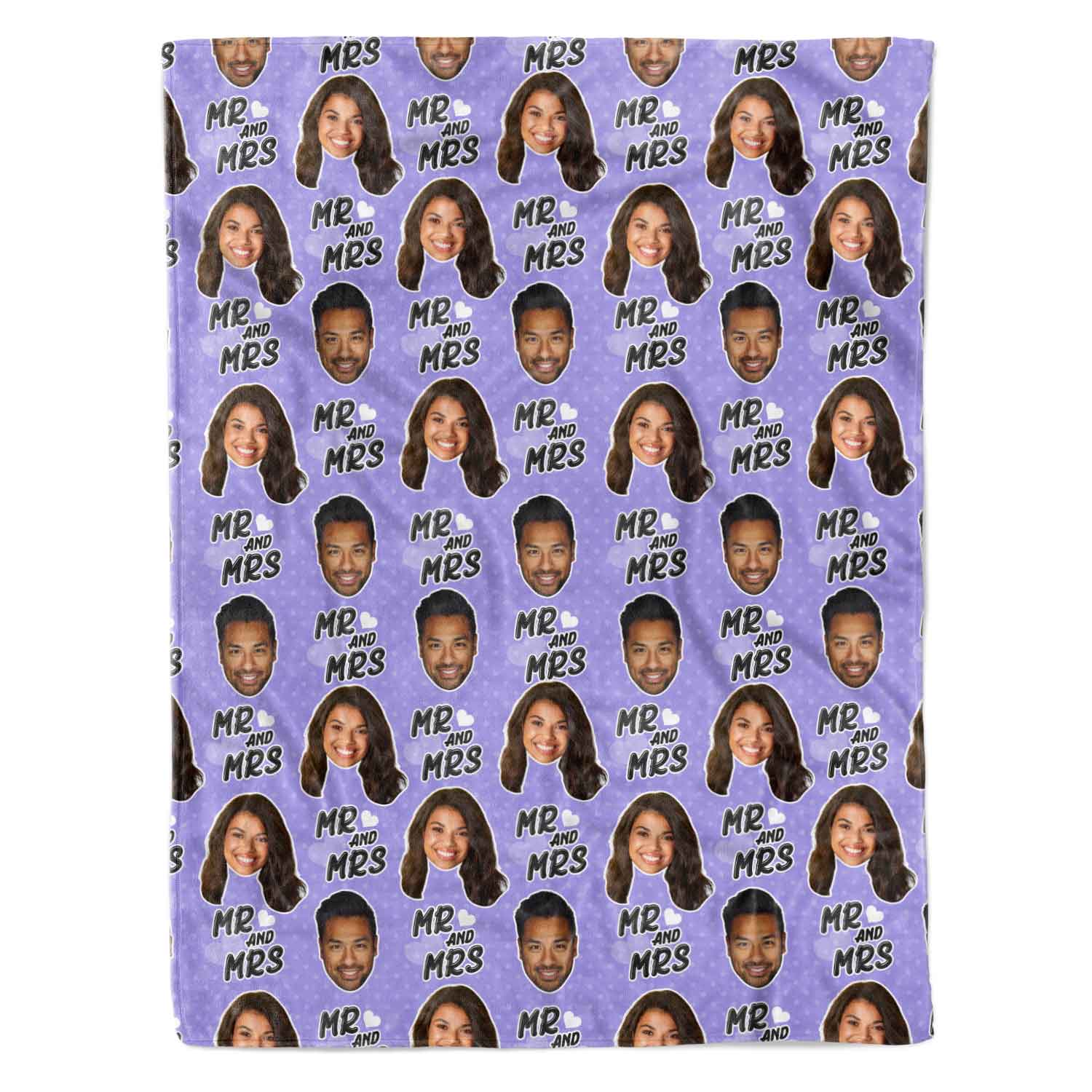 Mr & Mrs Personalized Blanket
