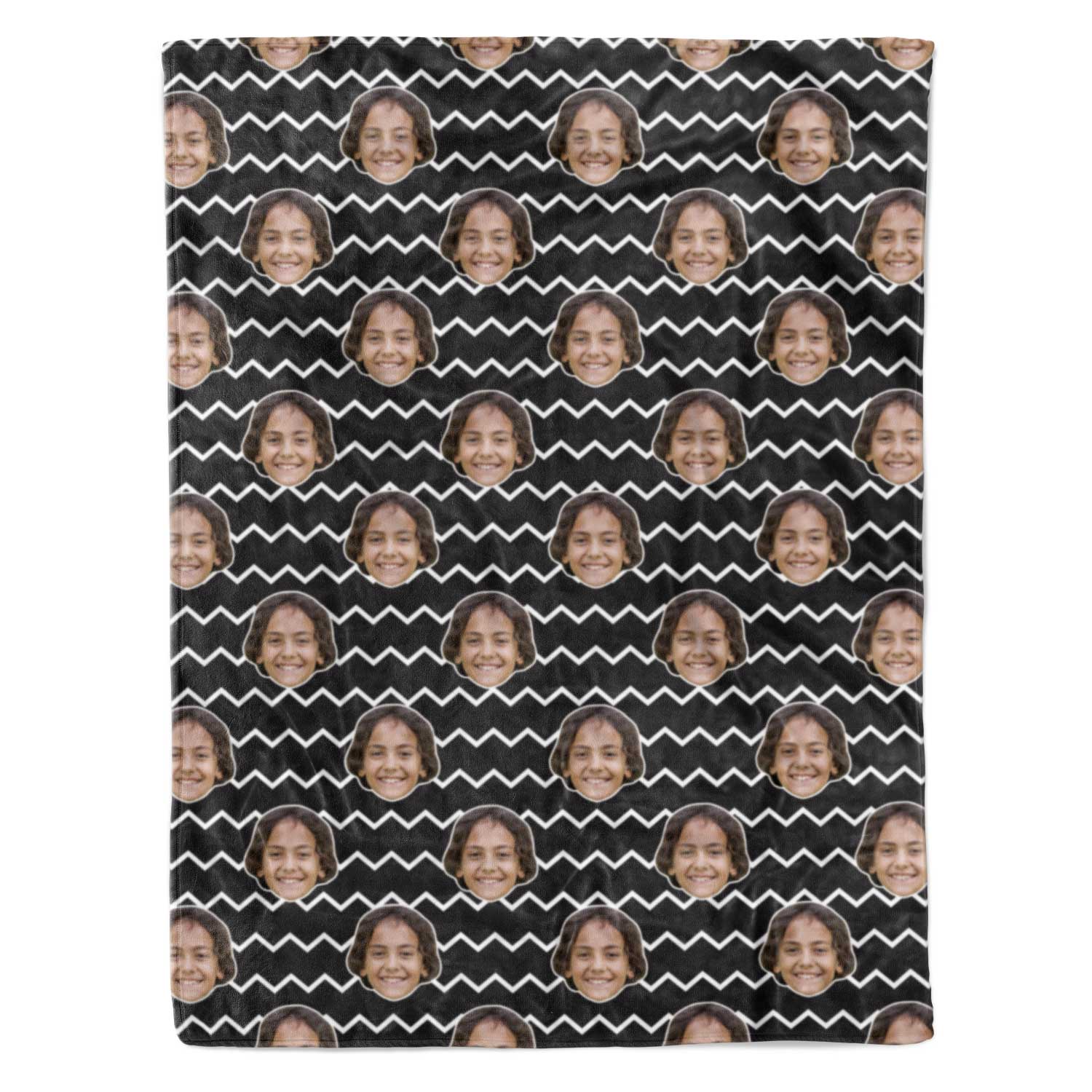 Zig Zag Personalized Blanket