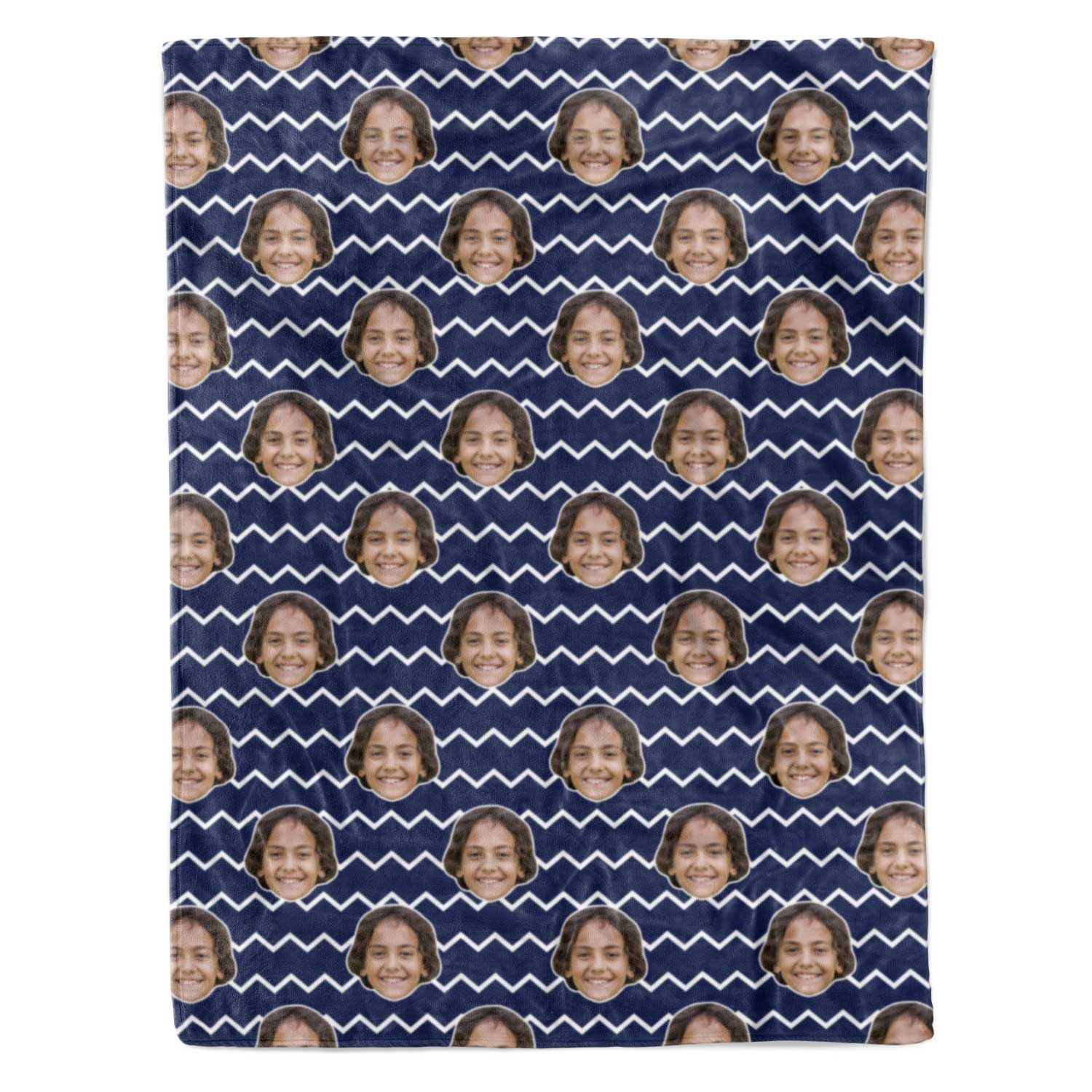 Zig Zag Personalized Blanket
