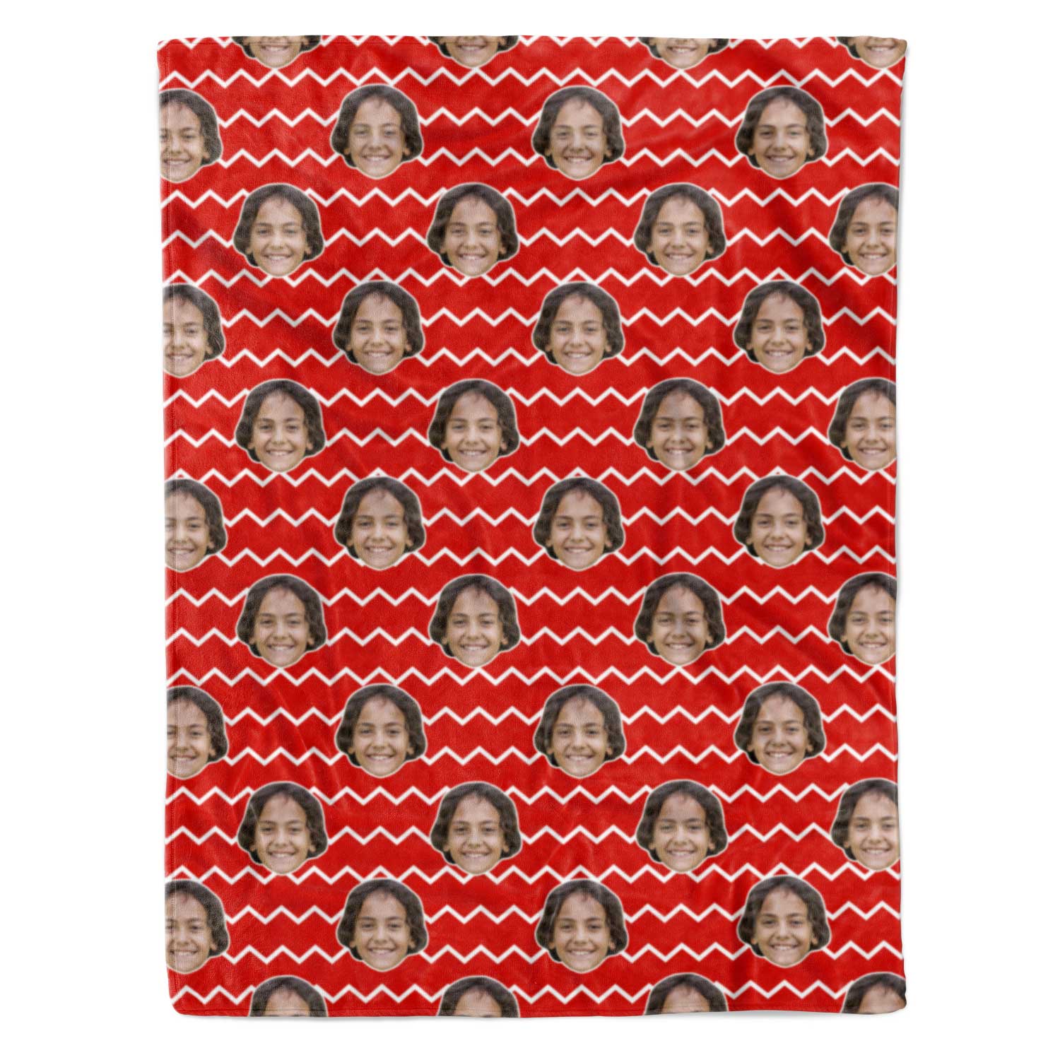 Zig Zag Personalized Blanket
