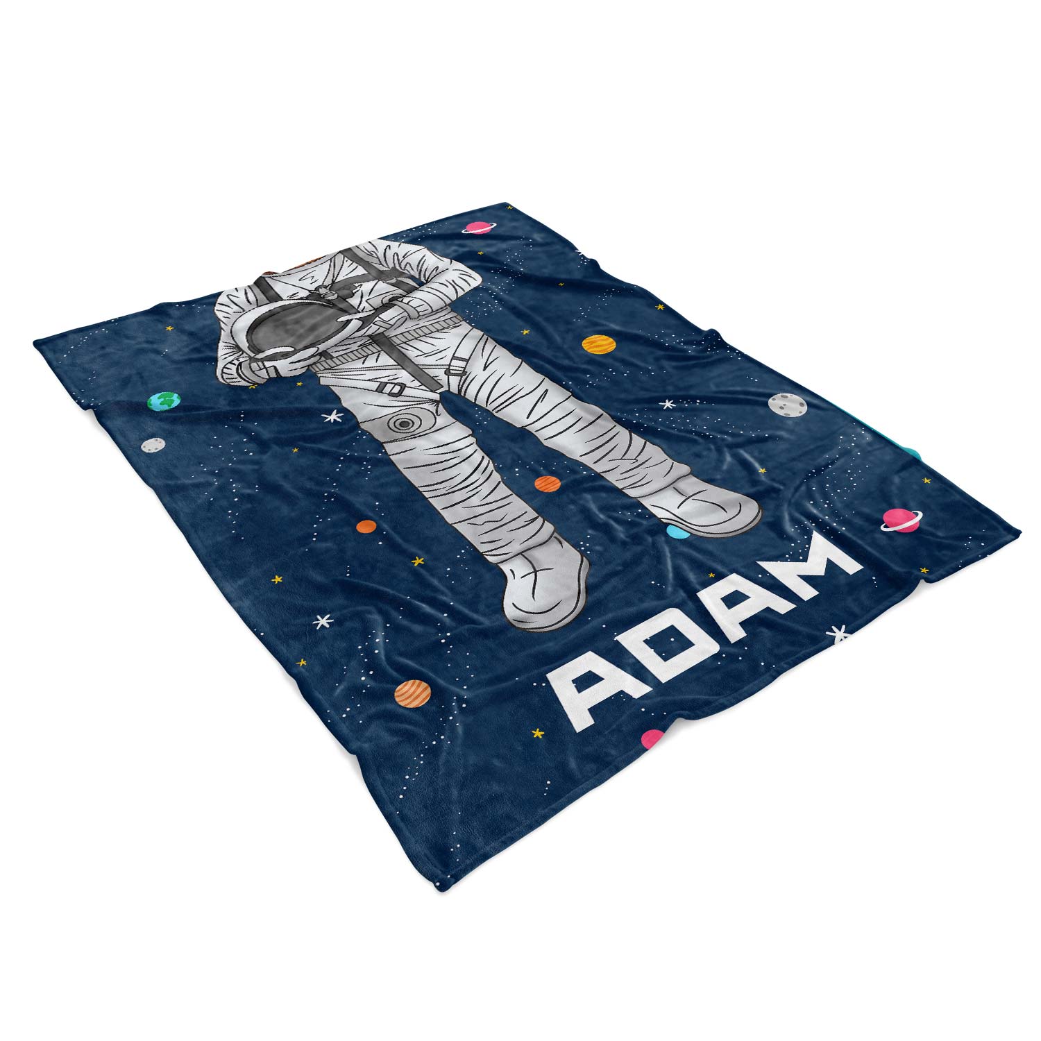 Astronaut (Name) Personalized Blanket