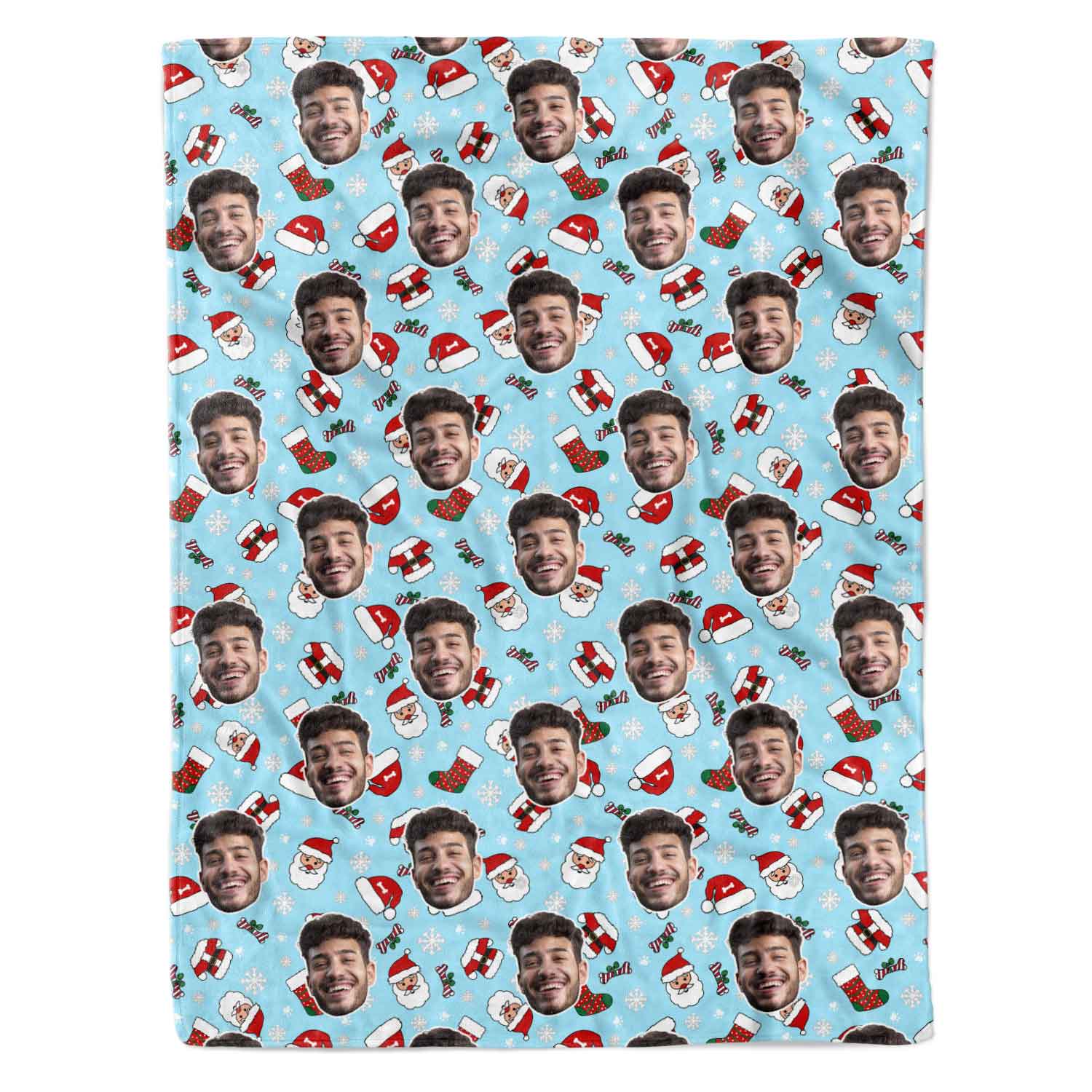 Santa Me Personalized Christmas Blanket