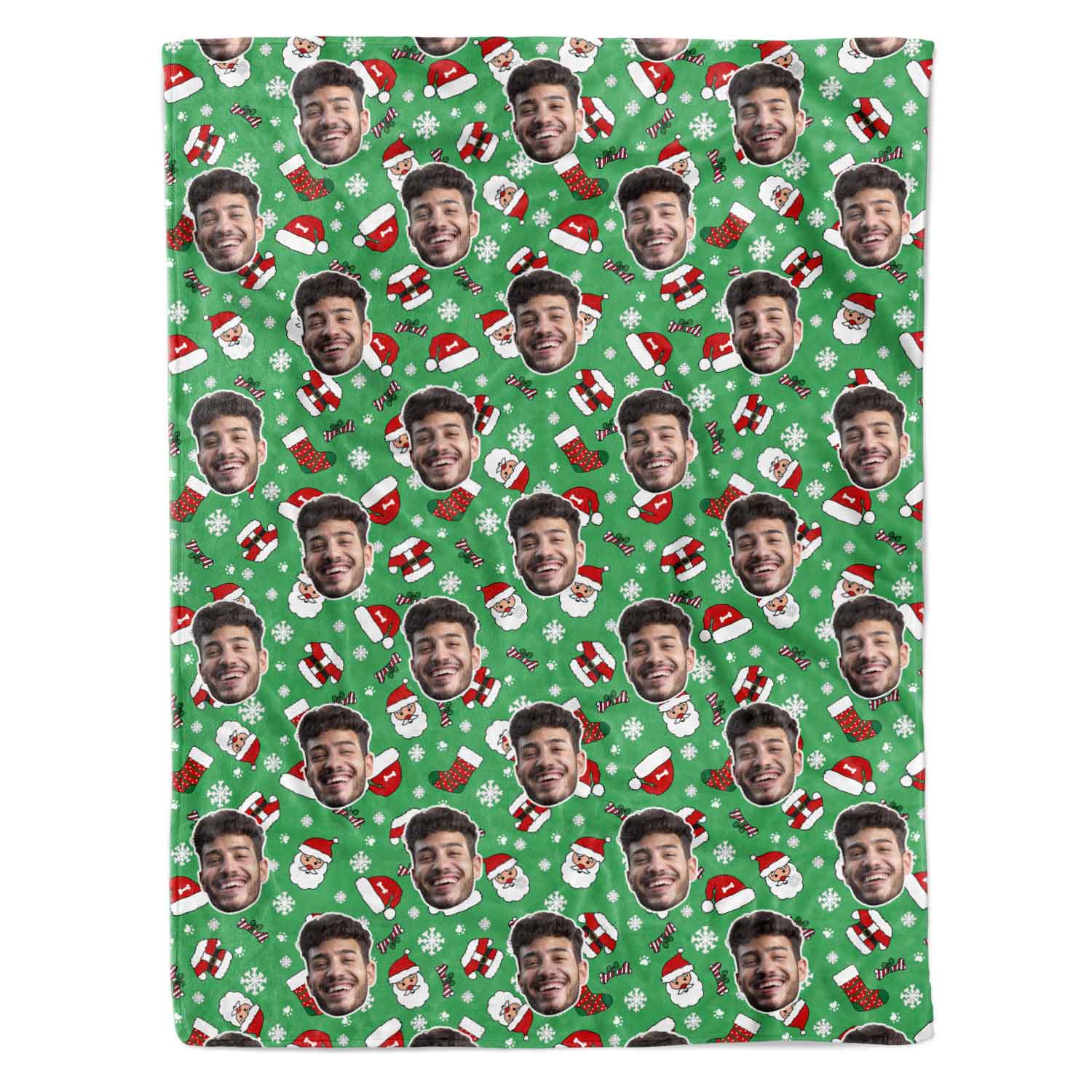 Santa Me Personalized Christmas Blanket
