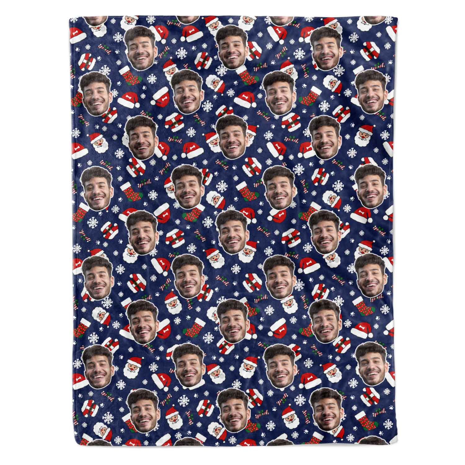 Santa Me Personalized Christmas Blanket