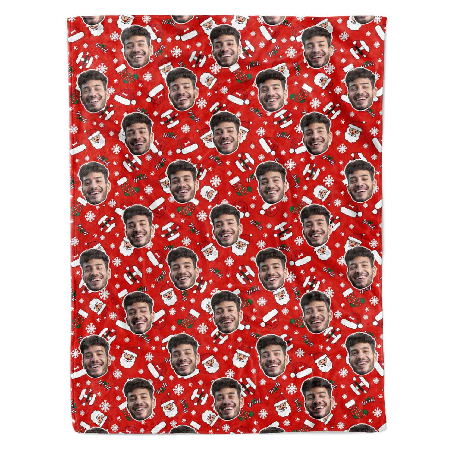 Santa Me Personalized Christmas Blanket