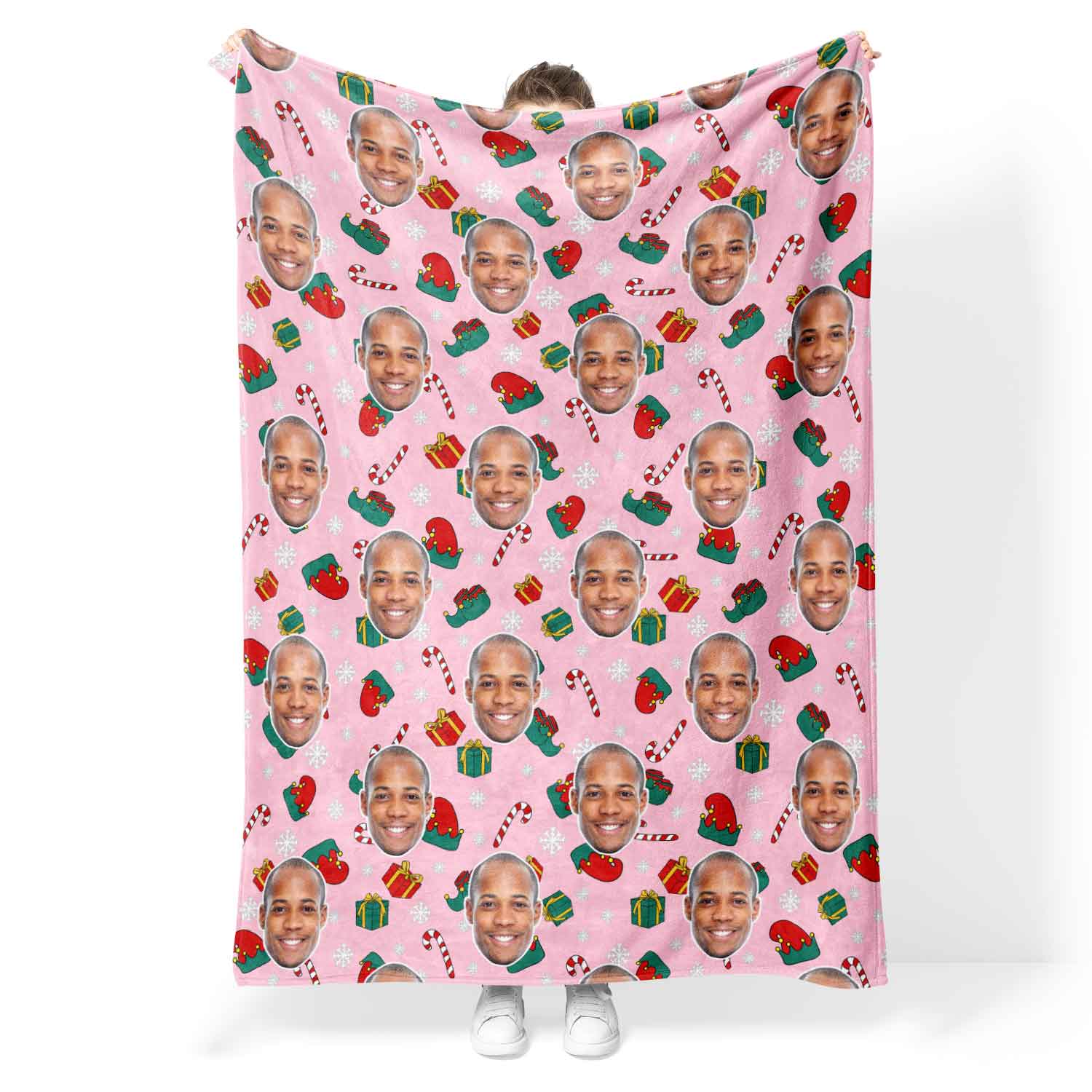 Elf Me Personalized Christmas Blanket