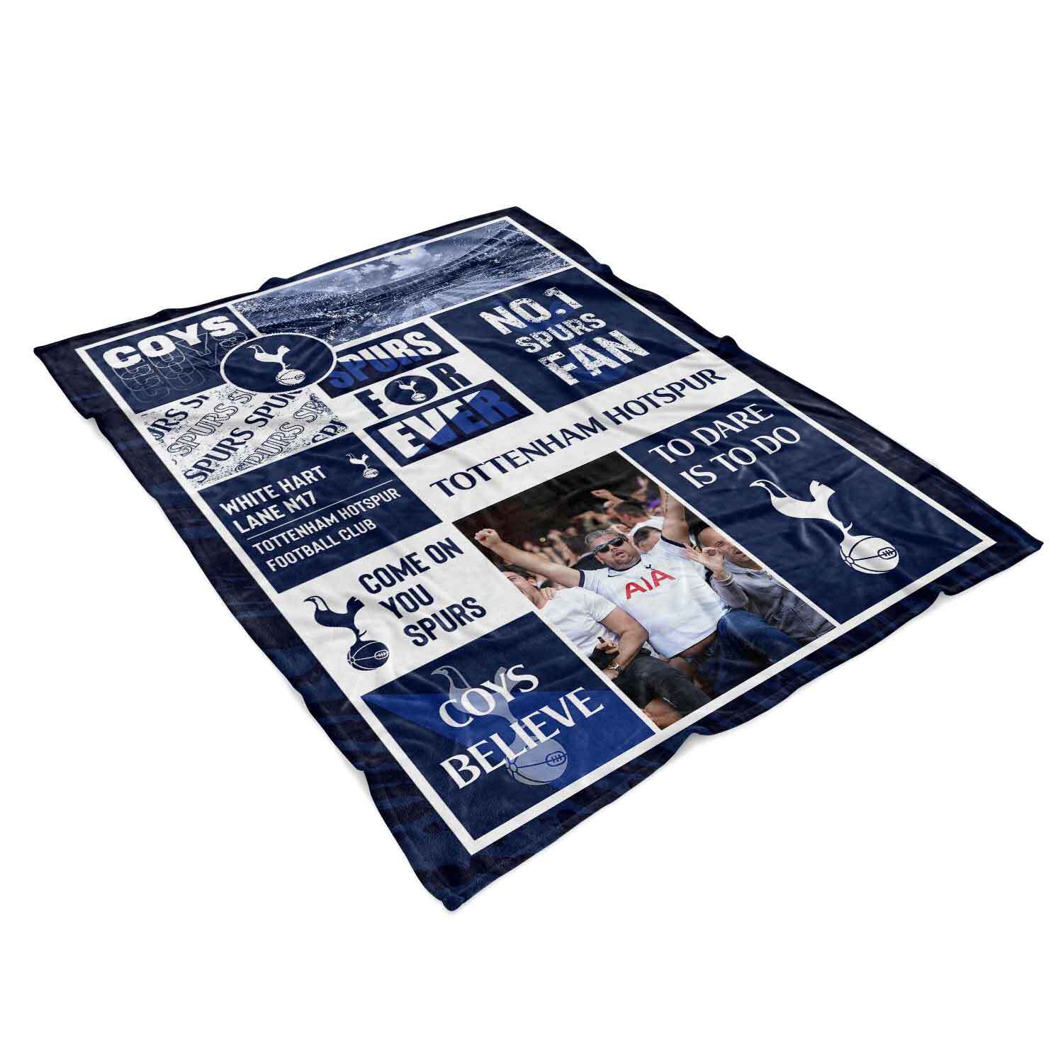 tottenham hotspur photo blanket