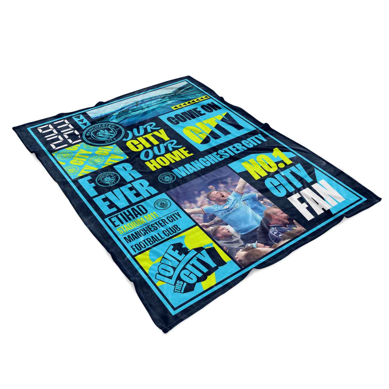 Man City Personalized Blanket