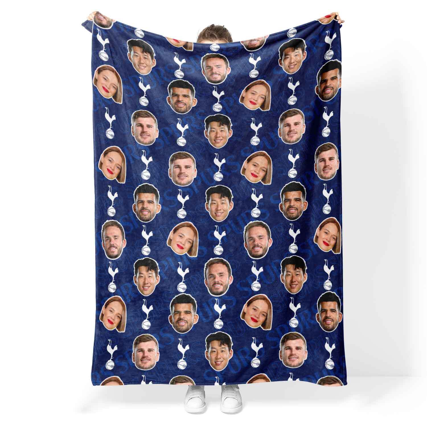 Spurs Player Personalized Blanket