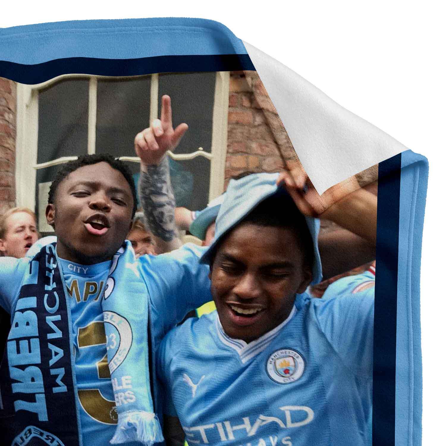 Man City Personalized Blanket