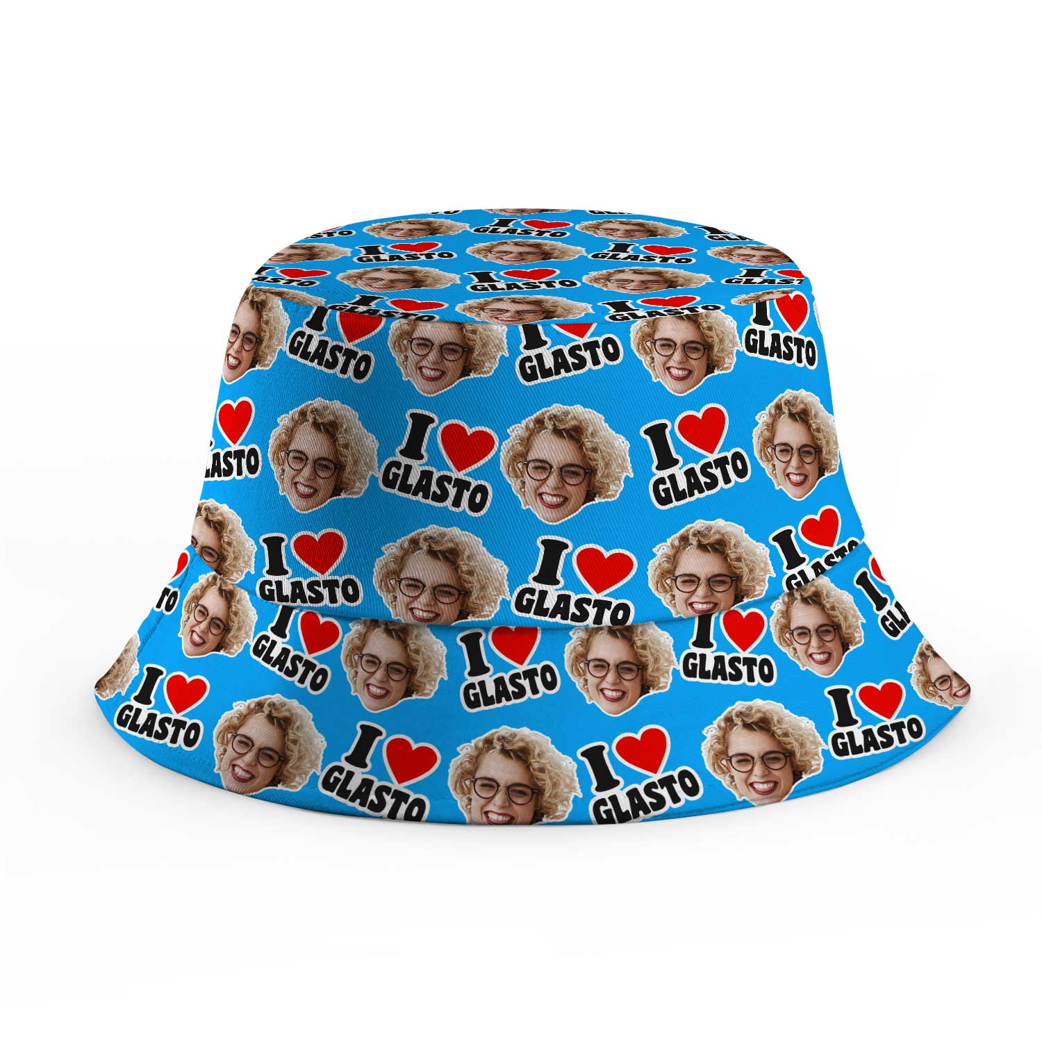 I Love Glastonbury Custom Bucket Hat
