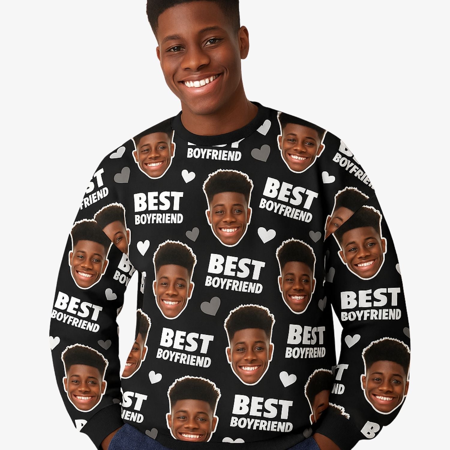 Best Boyfriend Custom Sweatshirt