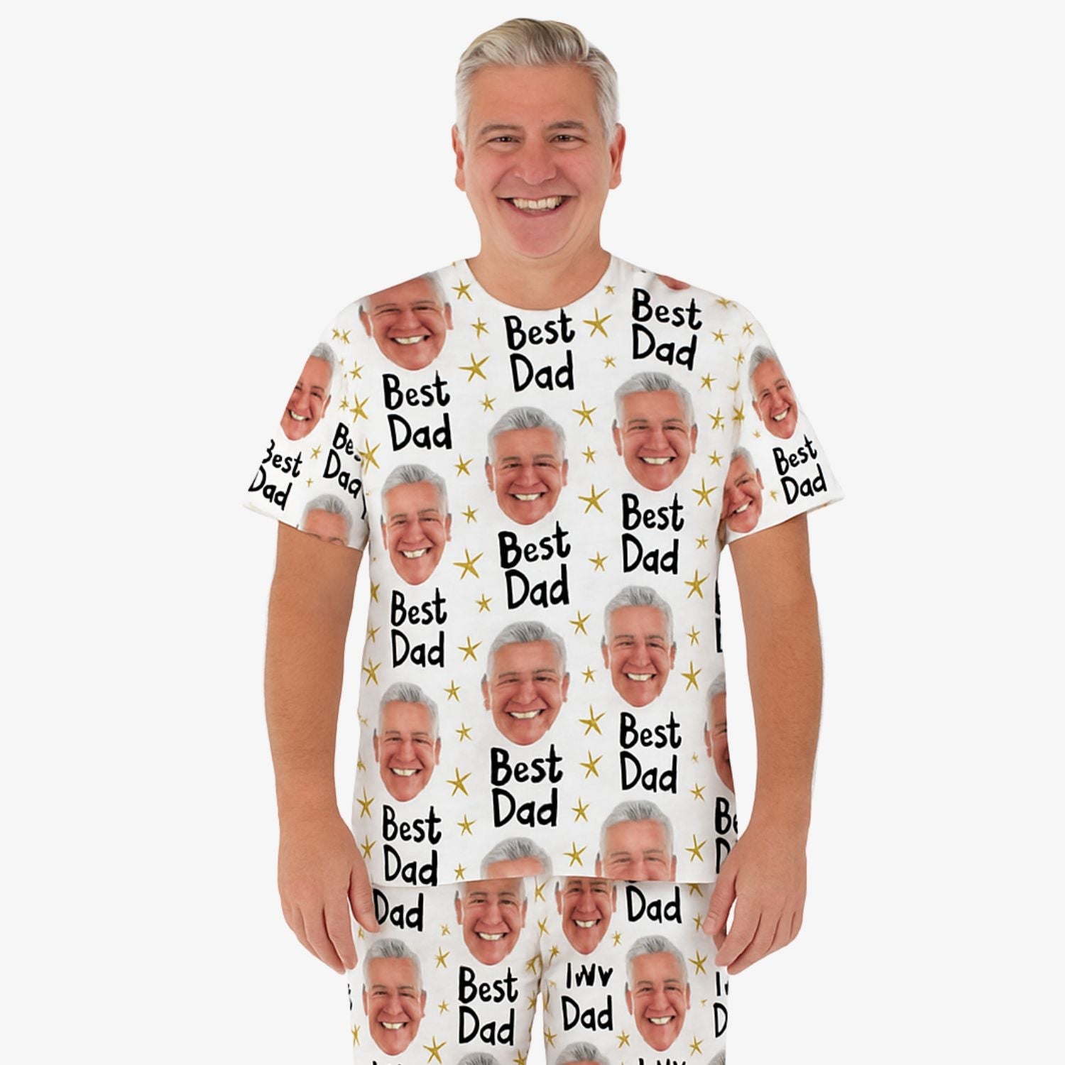 Men's Best Dad Custom Pajamas