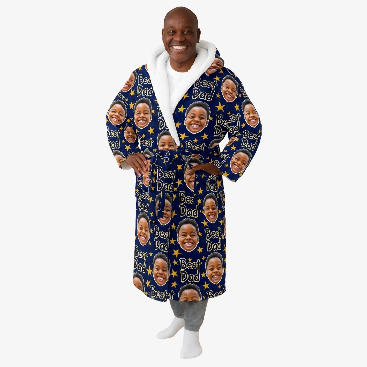 best dad mens custom robe
