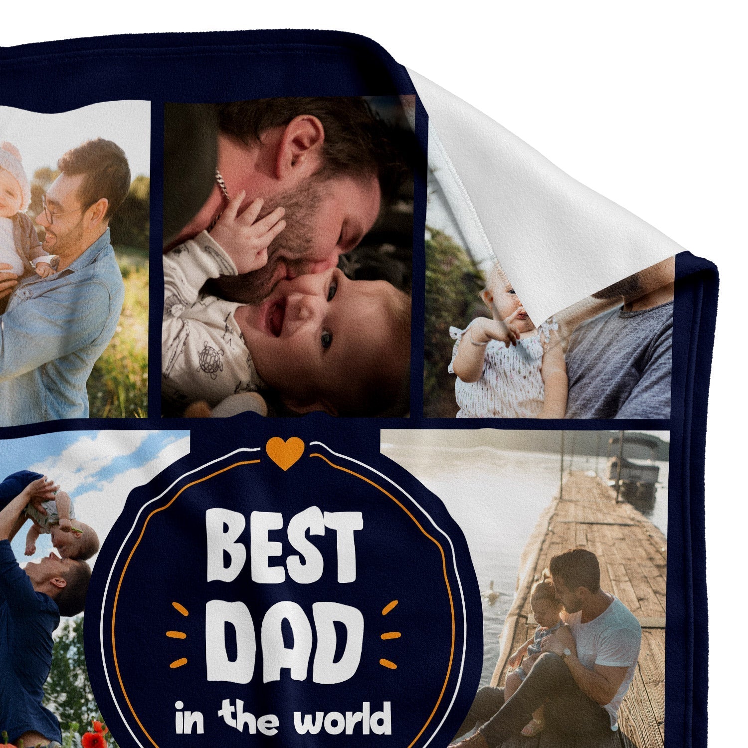 Best Dad In The World Personalized Blanket
