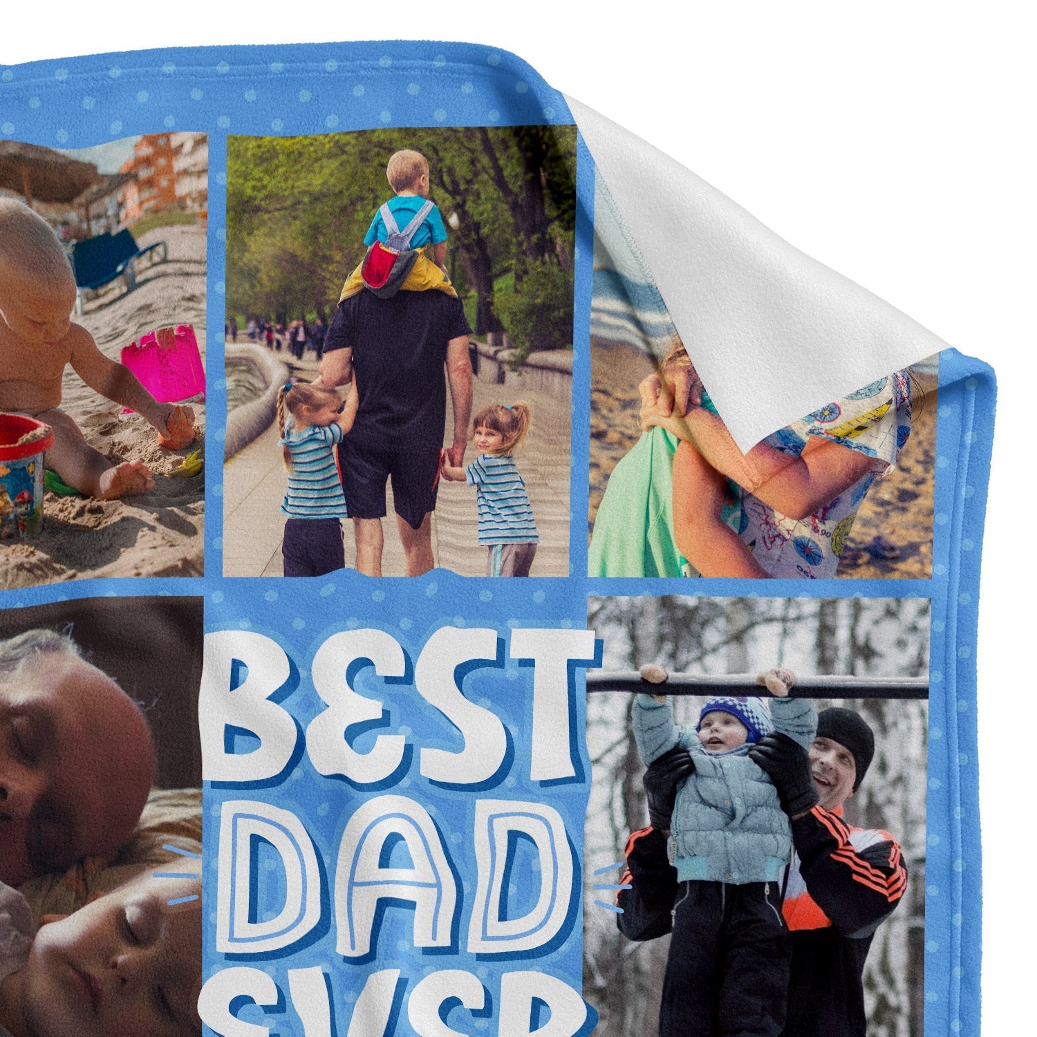 Best Dad Ever Personalized Blanket