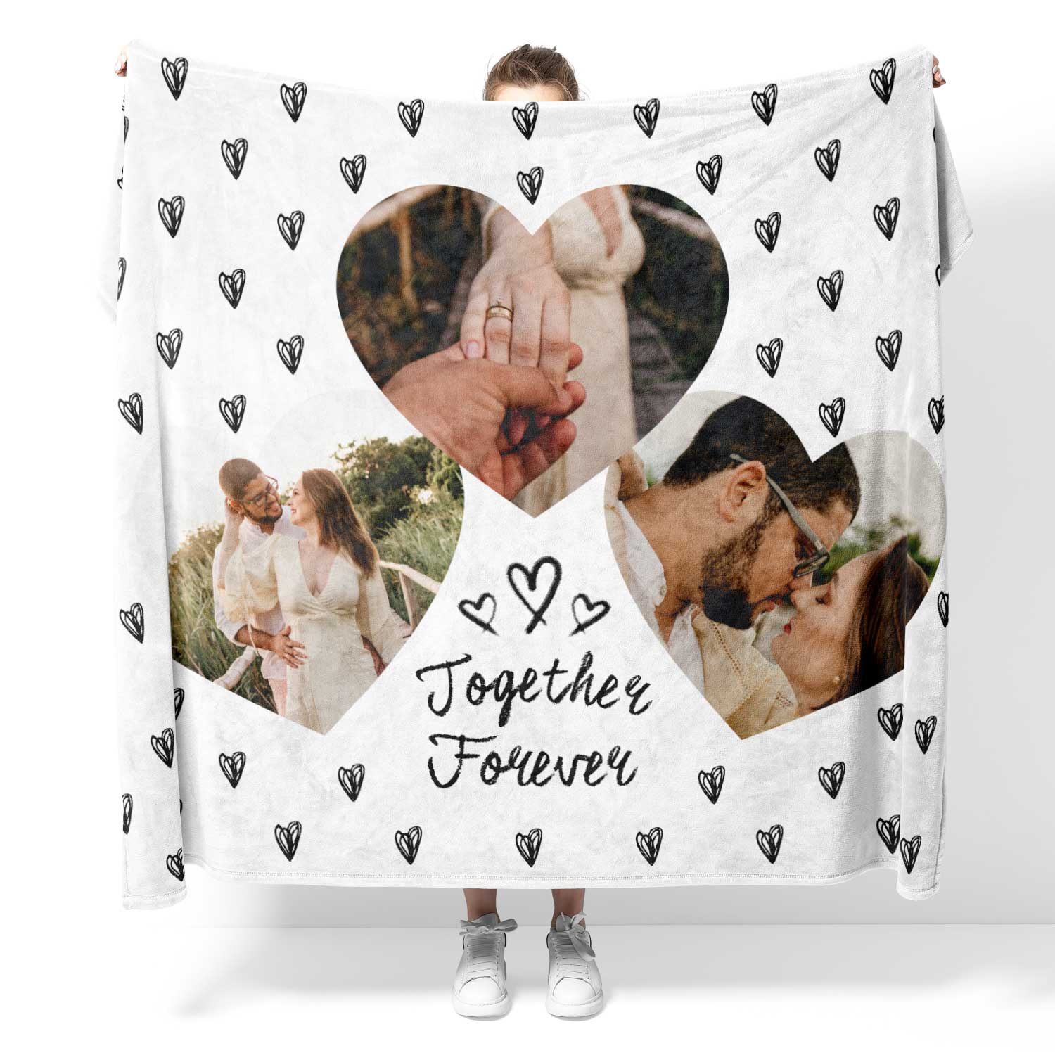 Together Forever Personalized Blanket