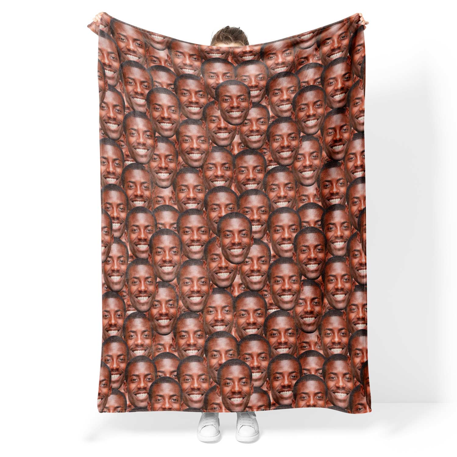 Face Mash Personalized Blanket