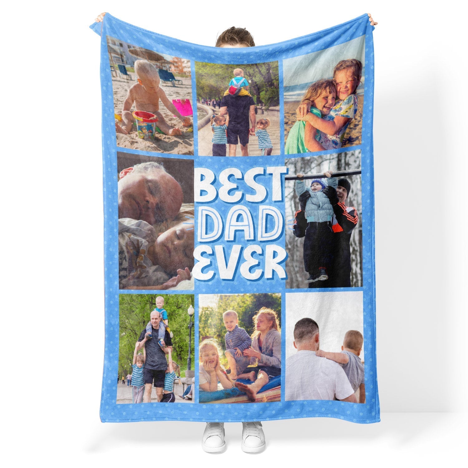 Best Dad Ever Personalized Blanket