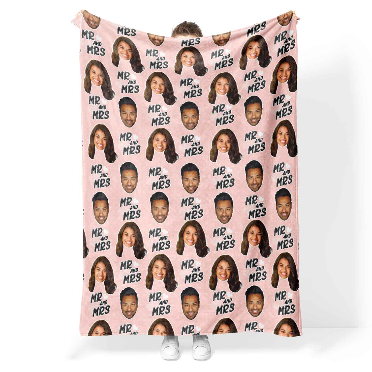 Mr & Mrs Personalized Blanket