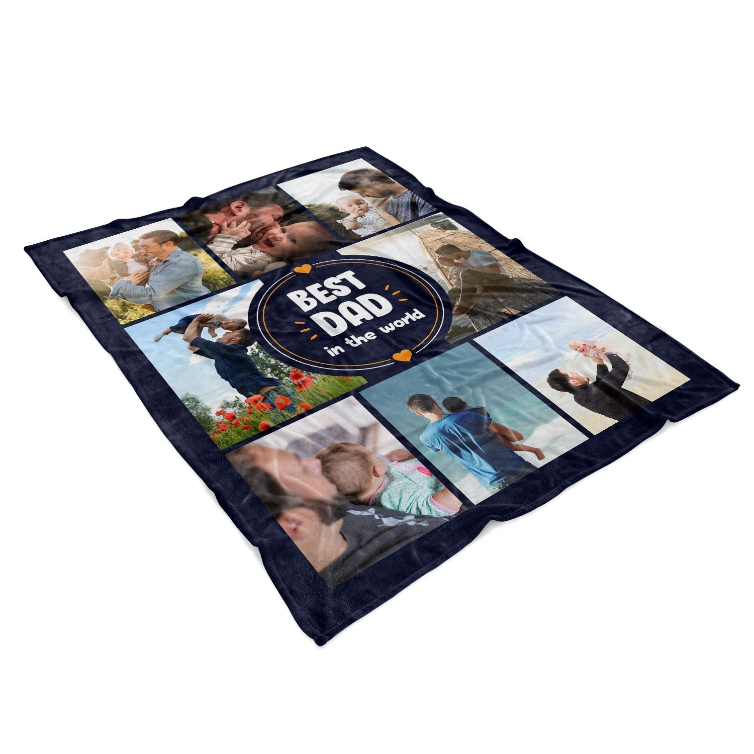 Best Dad In The World Personalized Blanket