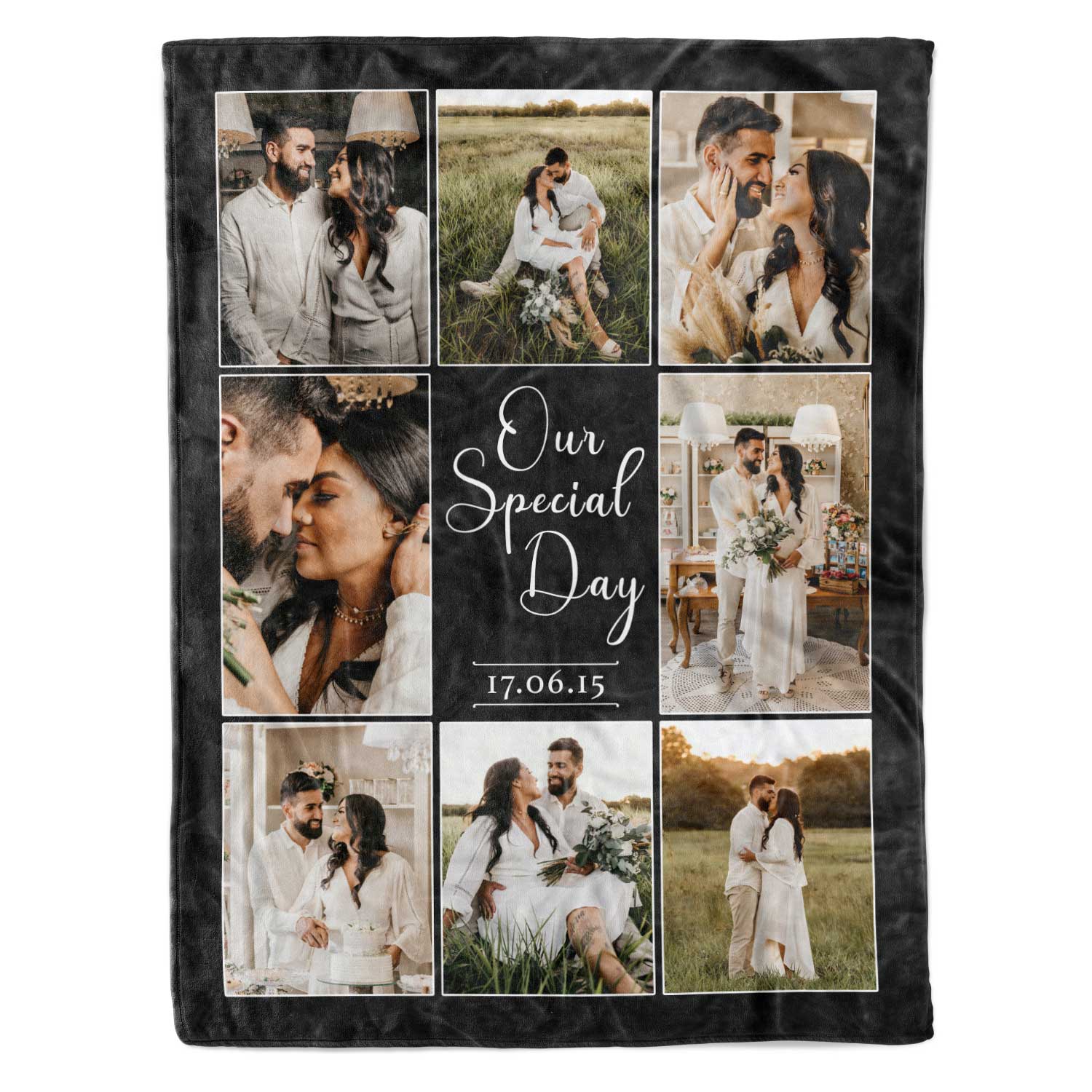 Our Special Day (Date) Personalized Blanket