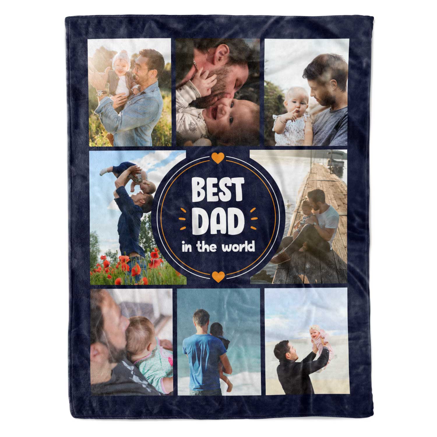 Best Dad In The World Personalized Blanket