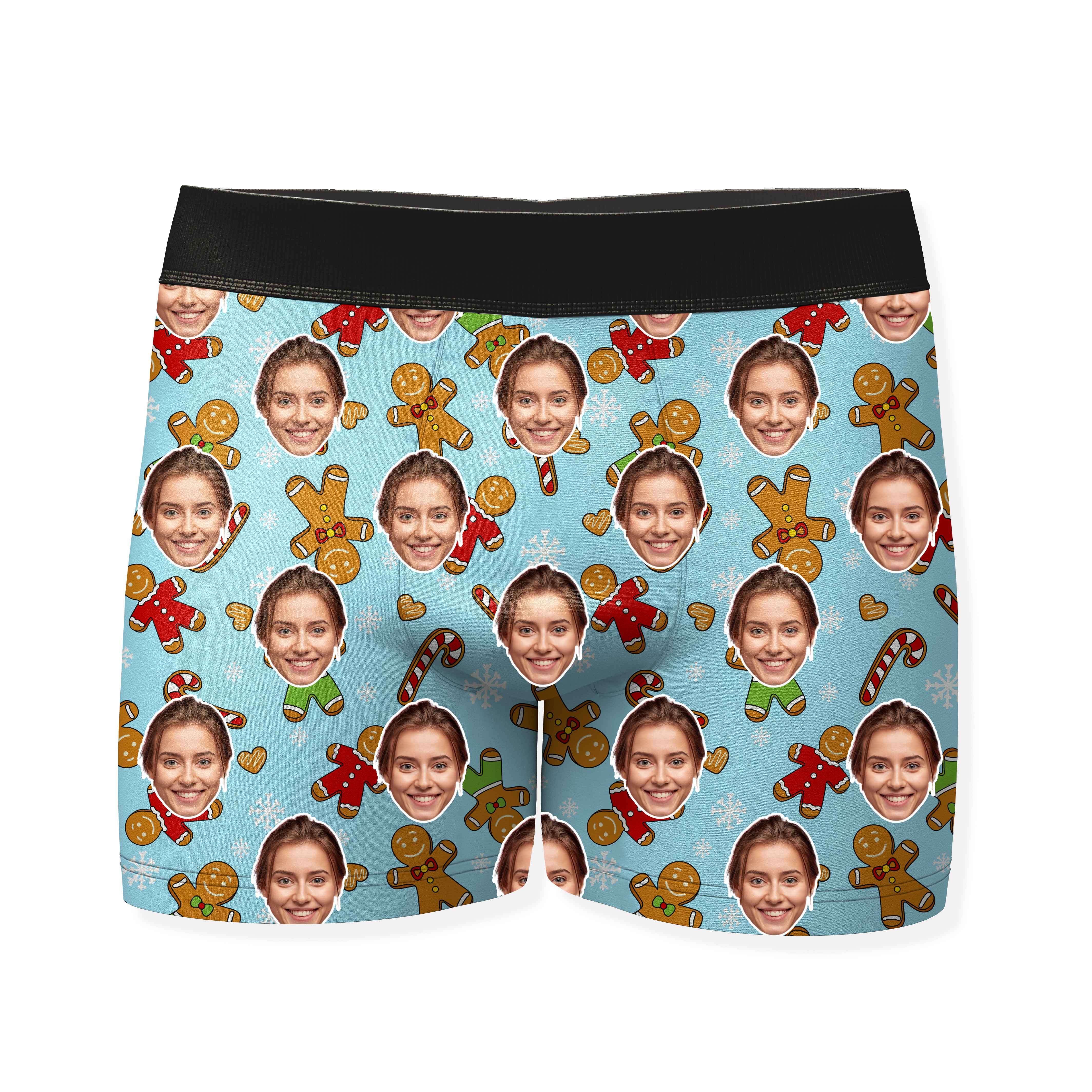 Gingerbread Me Custom Boxers