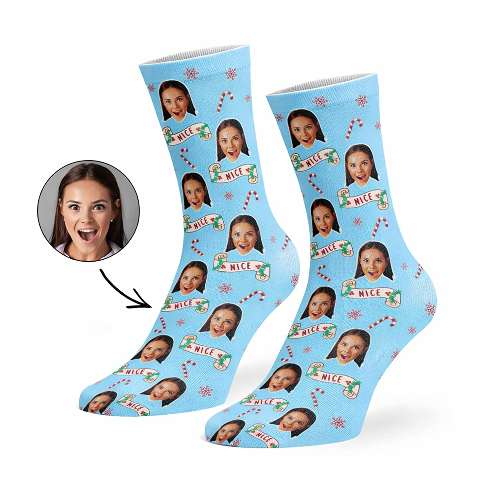 Naughty & Nice Custom Socks