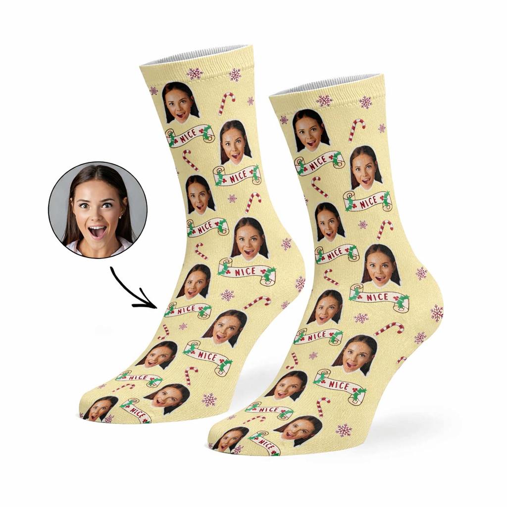 Naughty & Nice Custom Socks