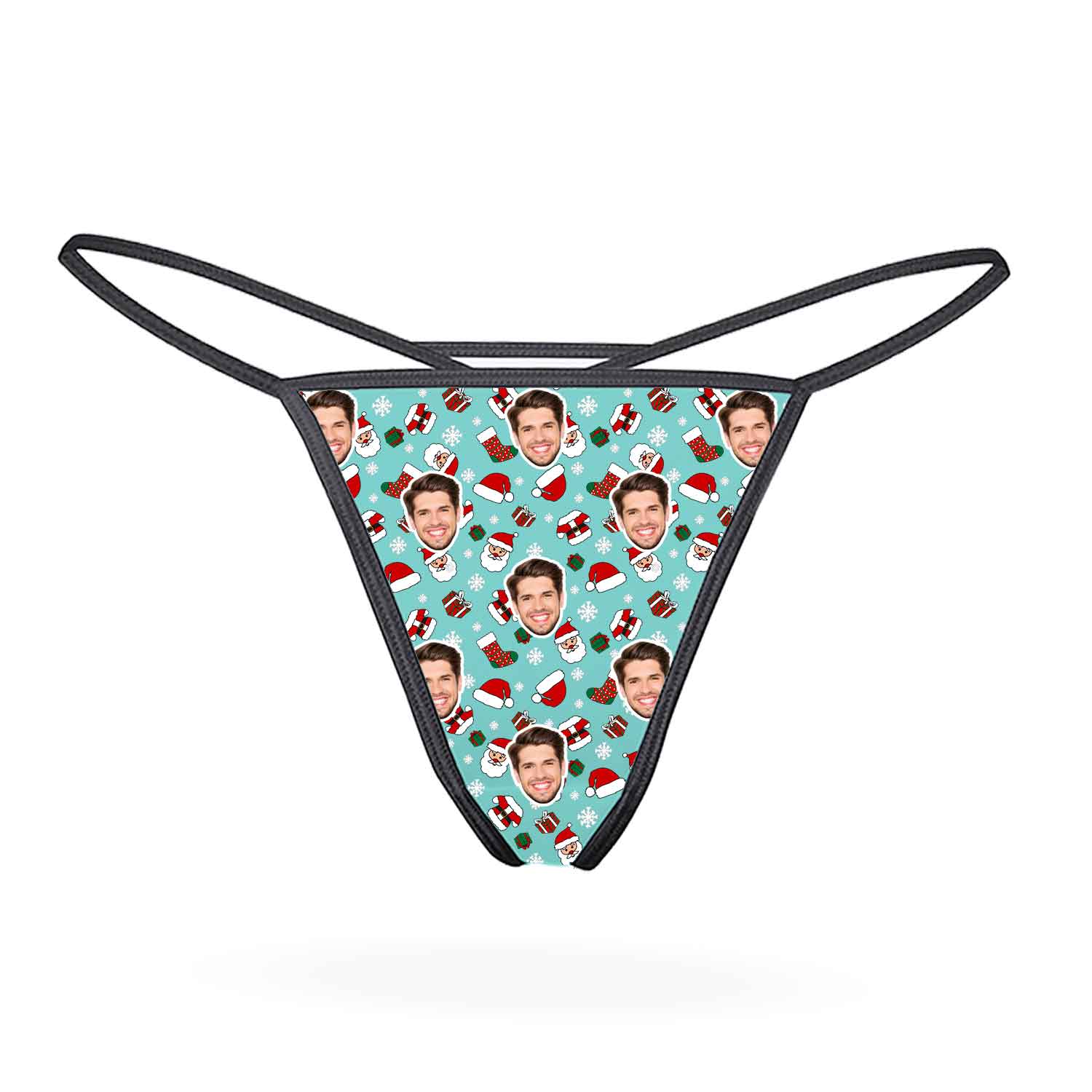 Santa Me Custom Thong