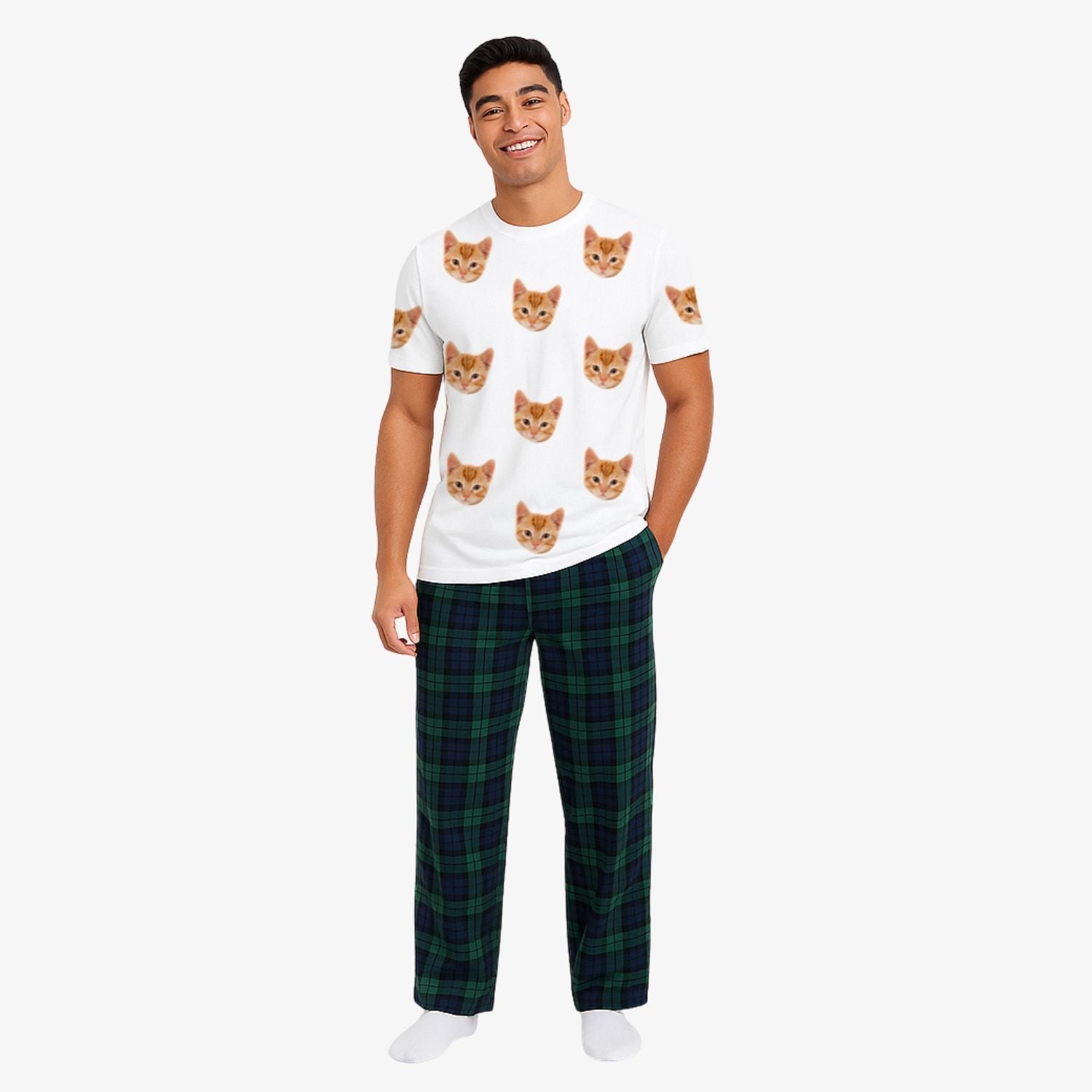 Men's personalized Cat Pajamas
