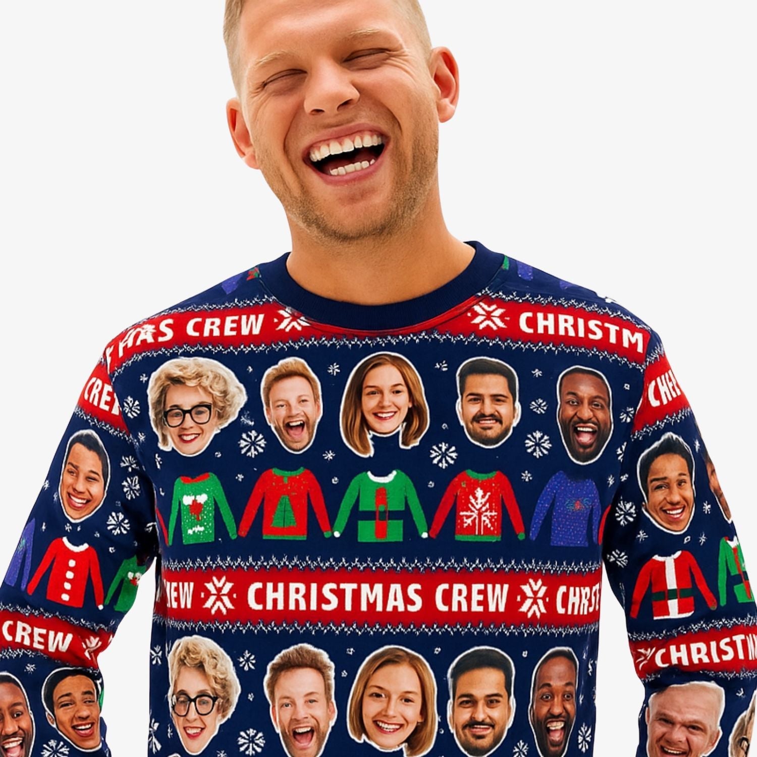 Christmas Crew Funny Festive Jumper