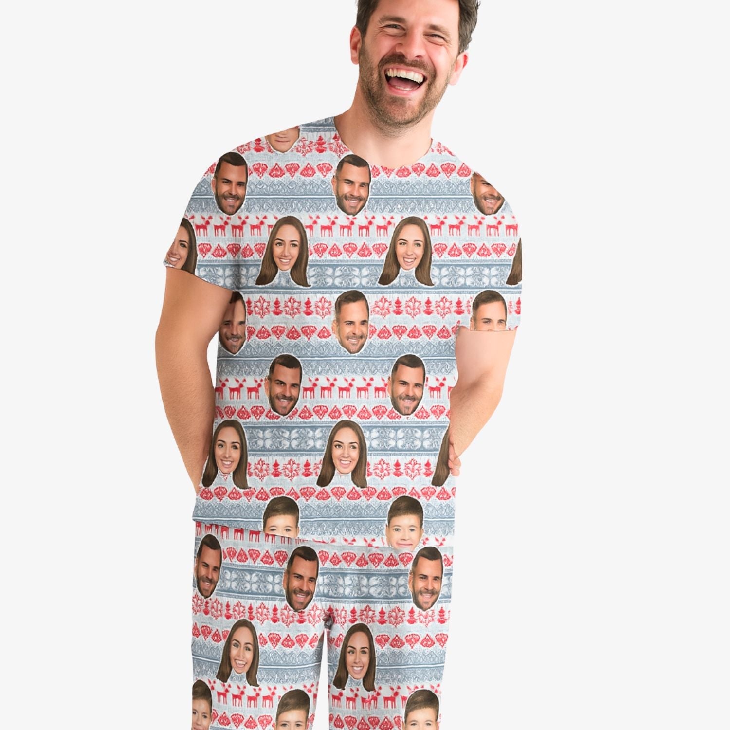 Men's Nordic Christmas Pajamas