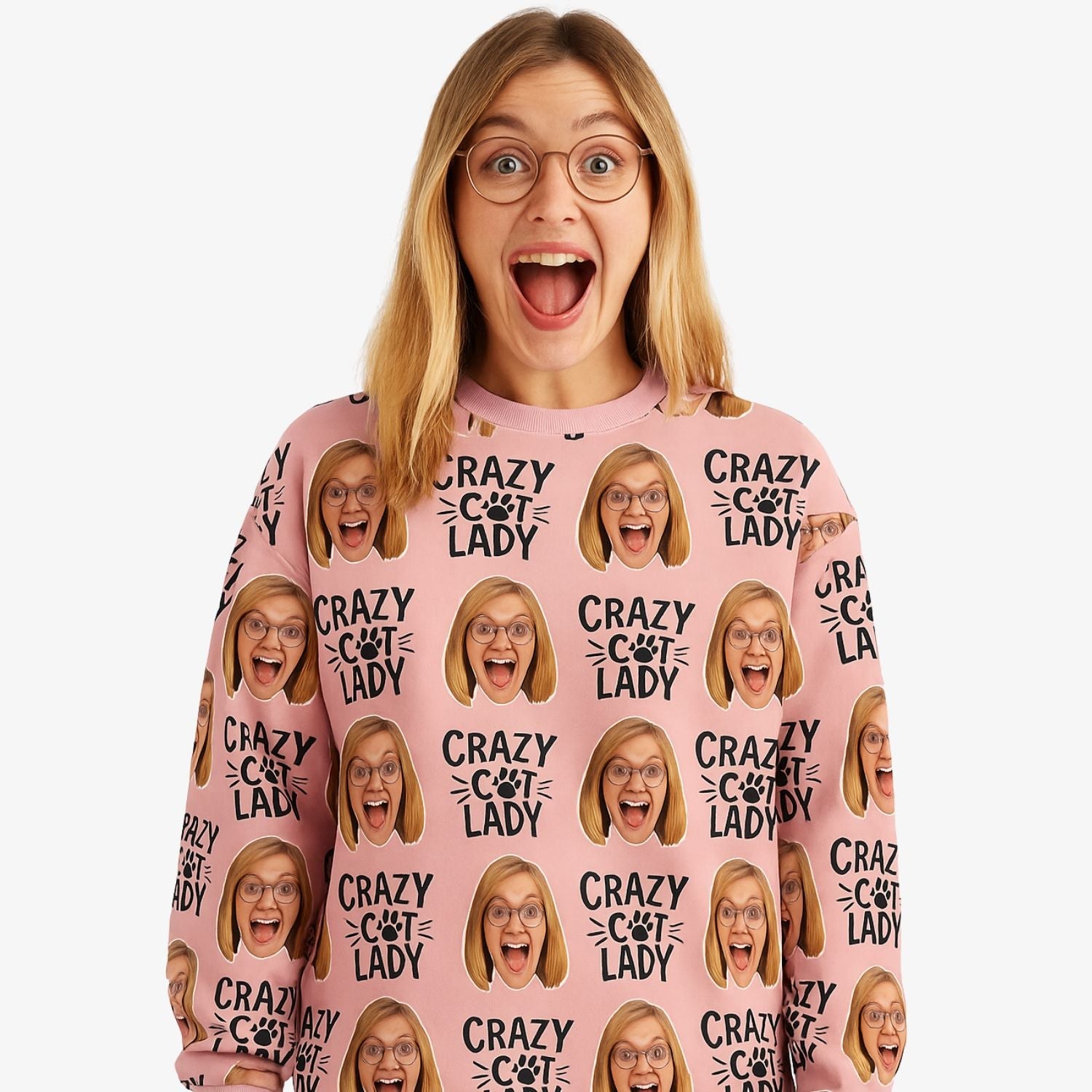 Crazy Cat Lady Custom Sweatshirt