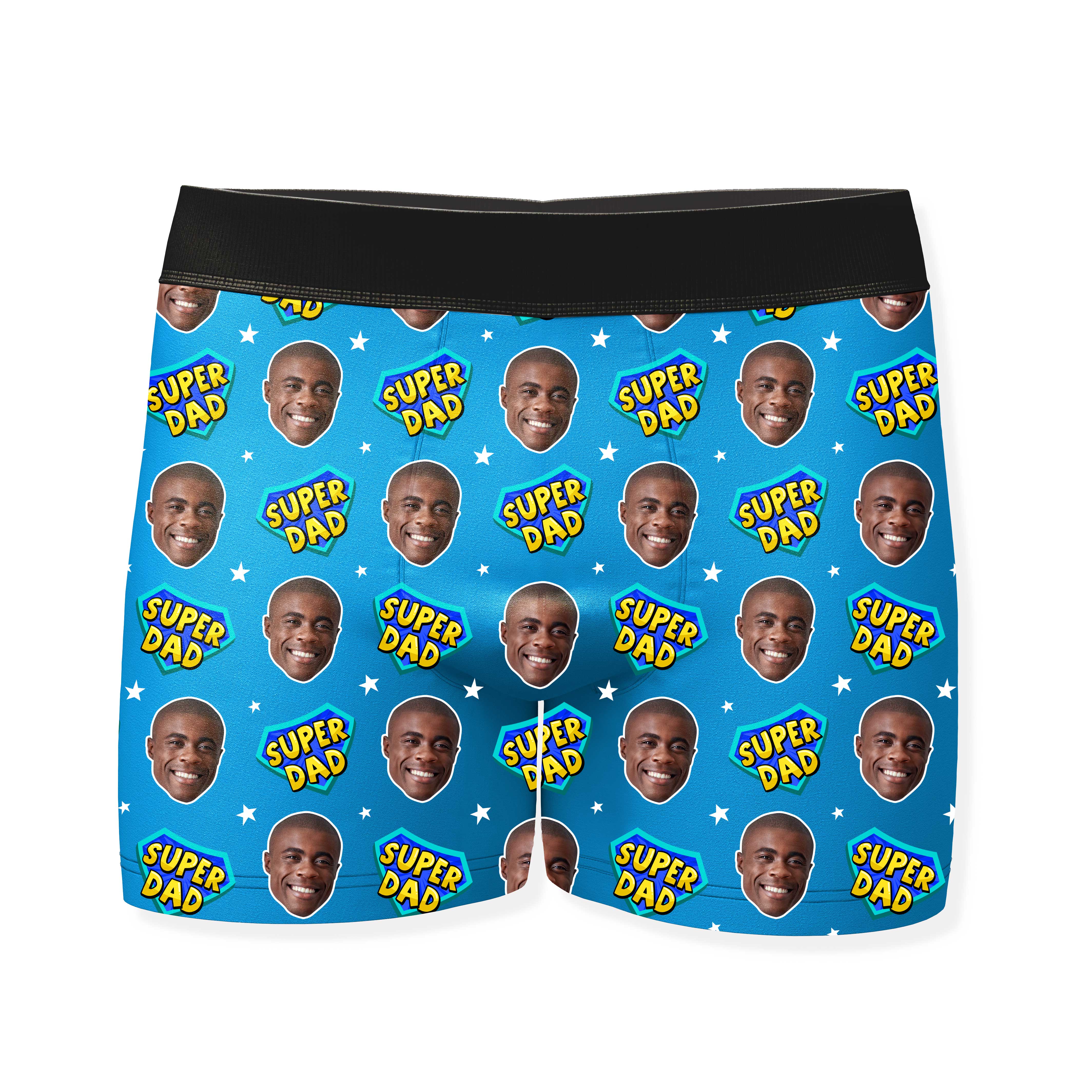 Dad Superhero Custom Boxers