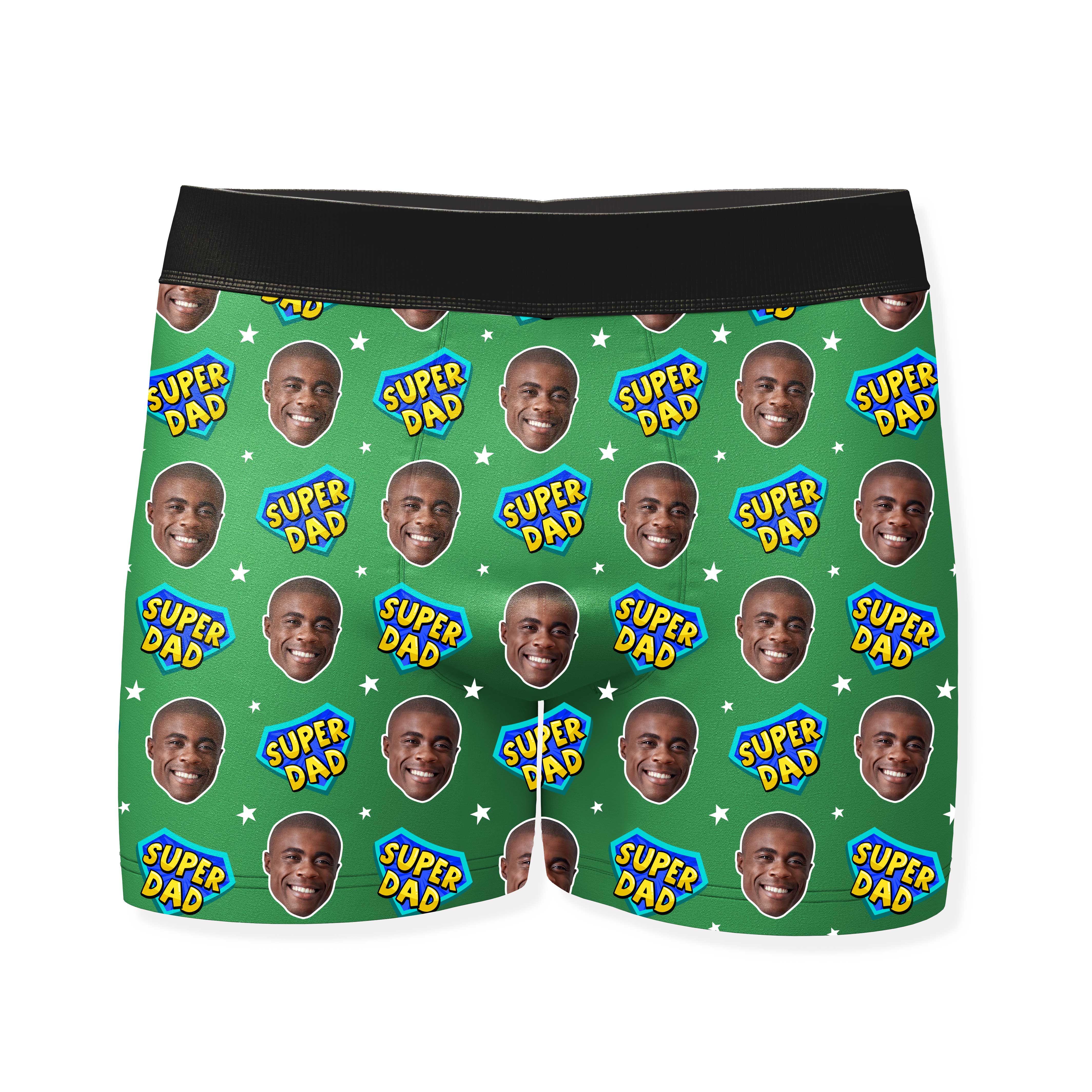 Dad Superhero Custom Boxers